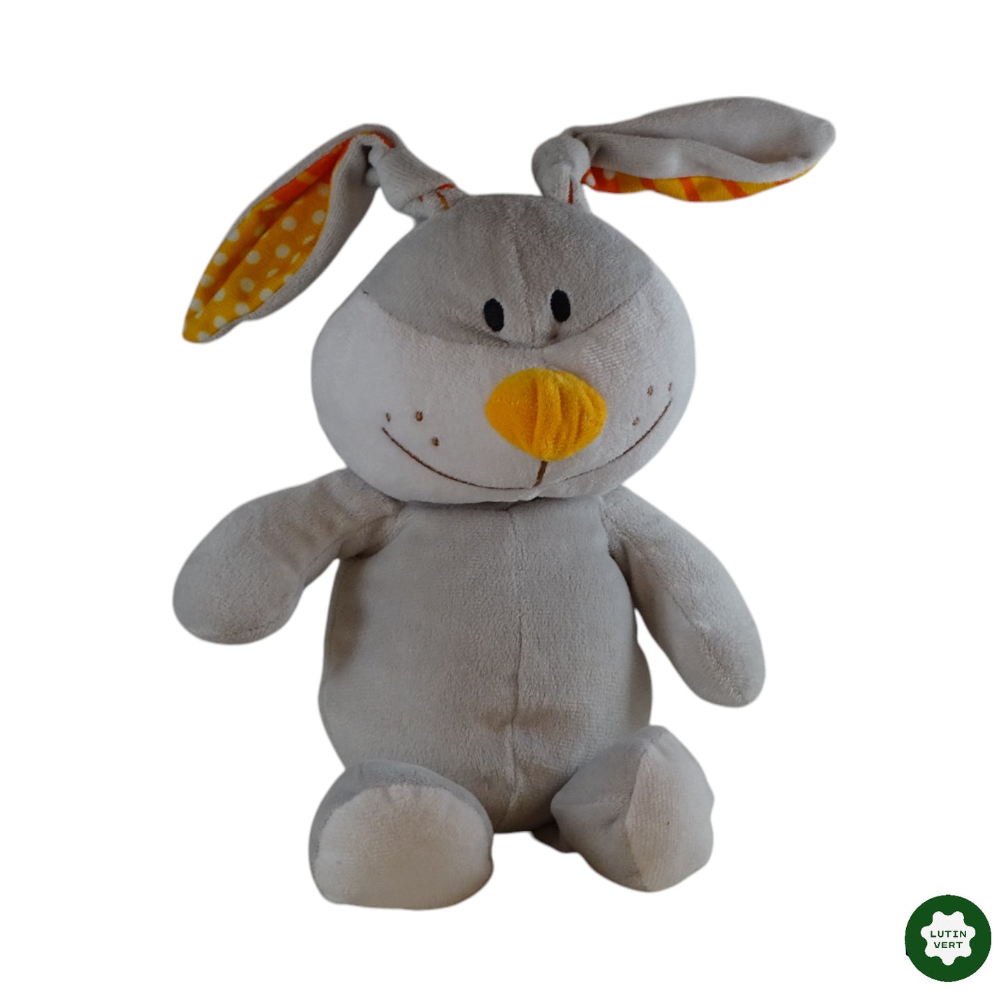 Peluche Lapin Gris d'occasion FIZZY - Dès 9 mois | Ref 9821