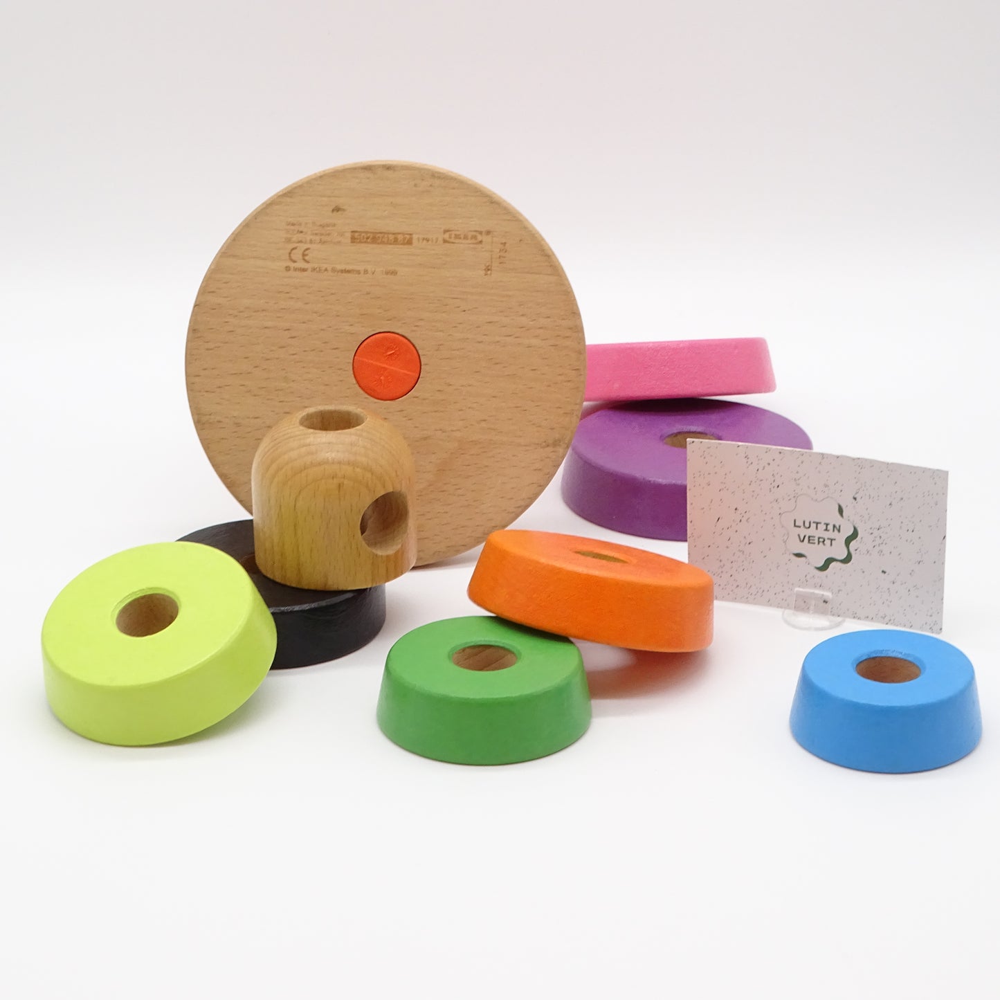 Jouet en bois a empiler d'occasion IKEA - Dès 1 an | Ref 13763