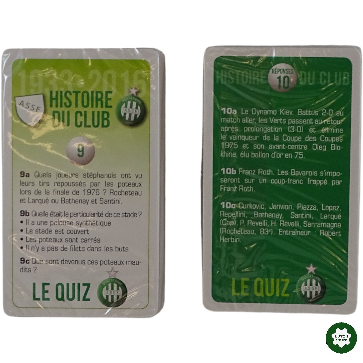 Le Quiz Saint-Etienne Foot d'occasion MGB GAMES - Dès 10 ans | Ref 9858