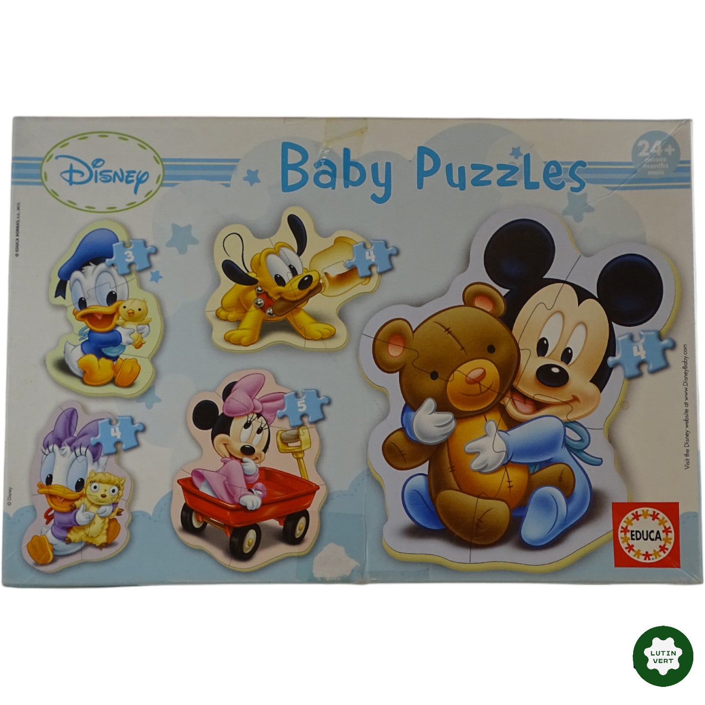 Baby Puzzles Disney d'occasion EDUCA - Dès 2 ans | Ref 9864