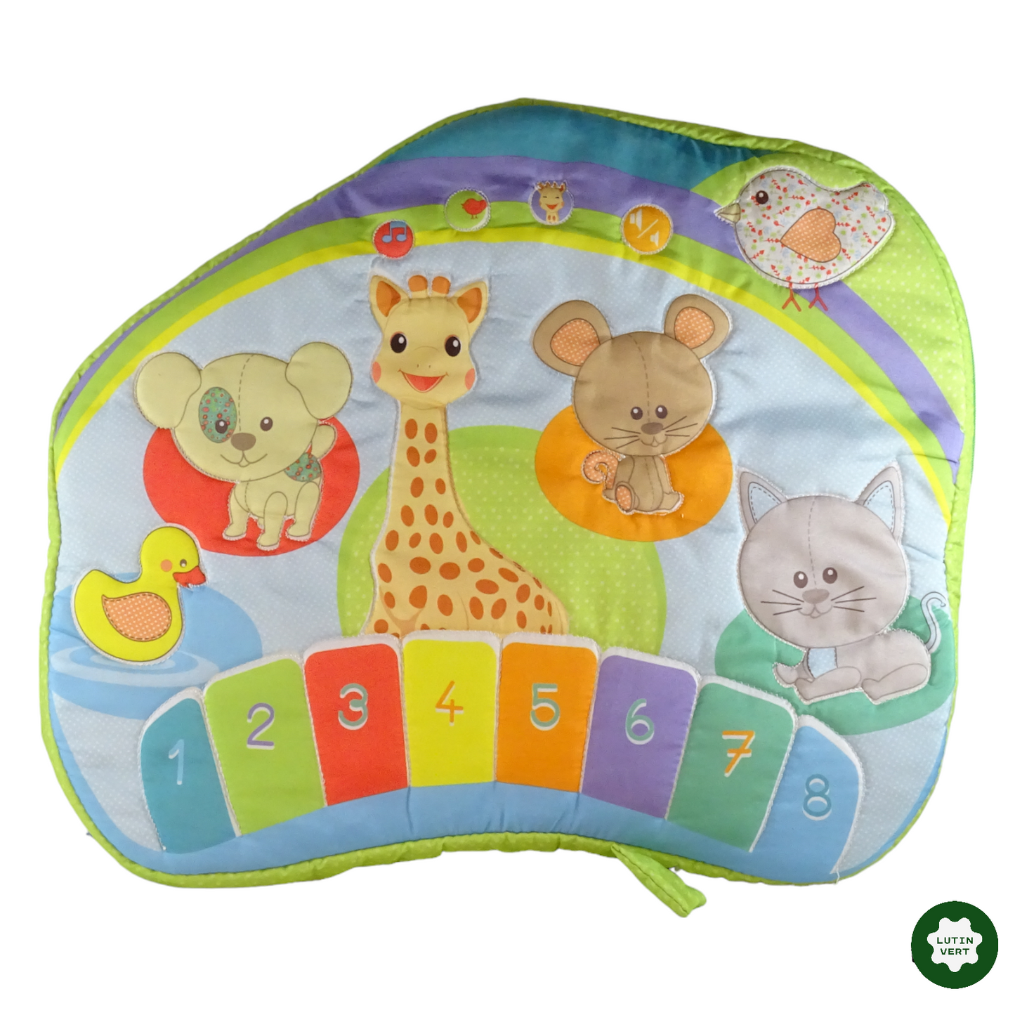 Piano musical en tissu d'occasion VULLI - Dès 2 ans | Lutin Vert