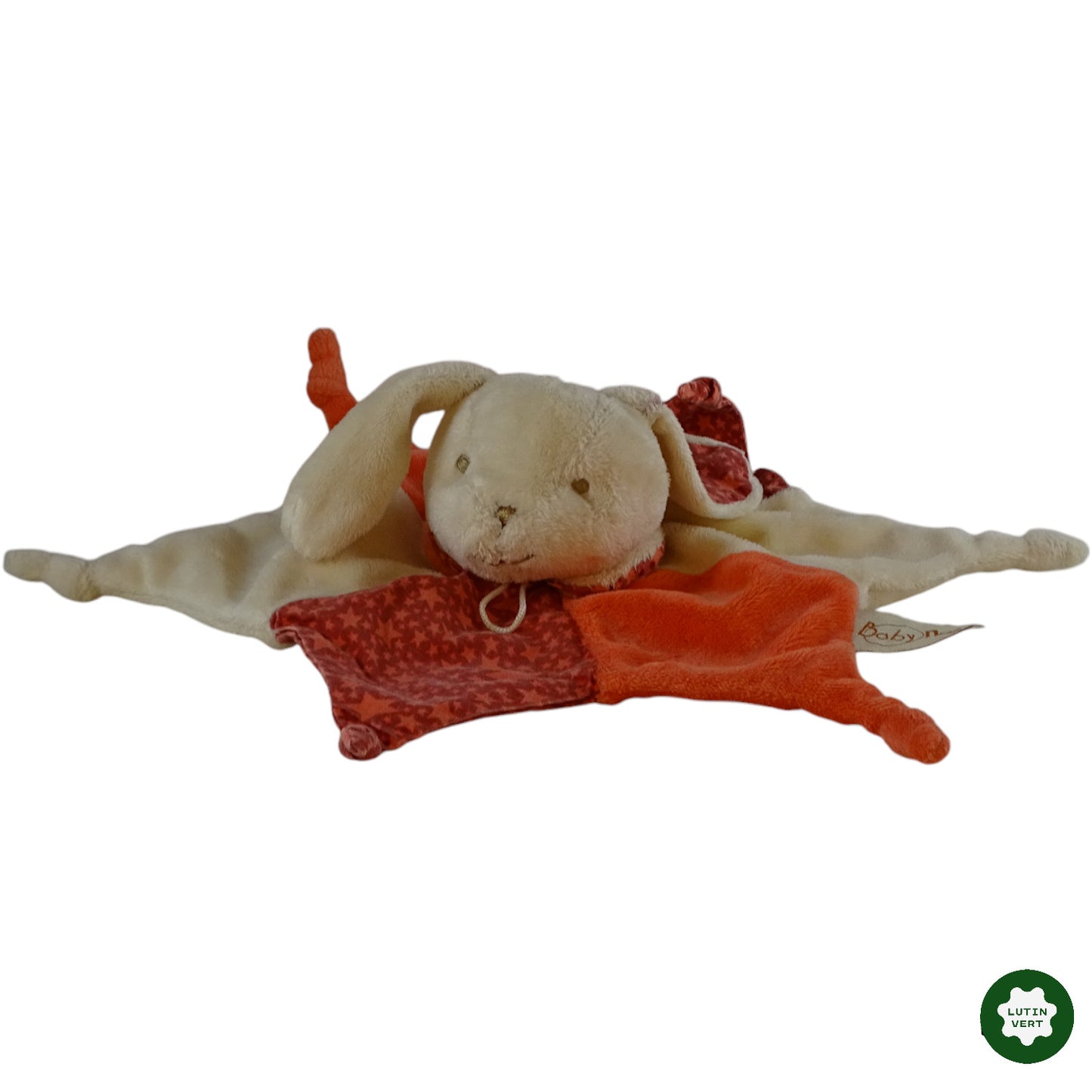 Doudou lapin d'occasion BABY NAT - Dès 3 mois | Ref 10043