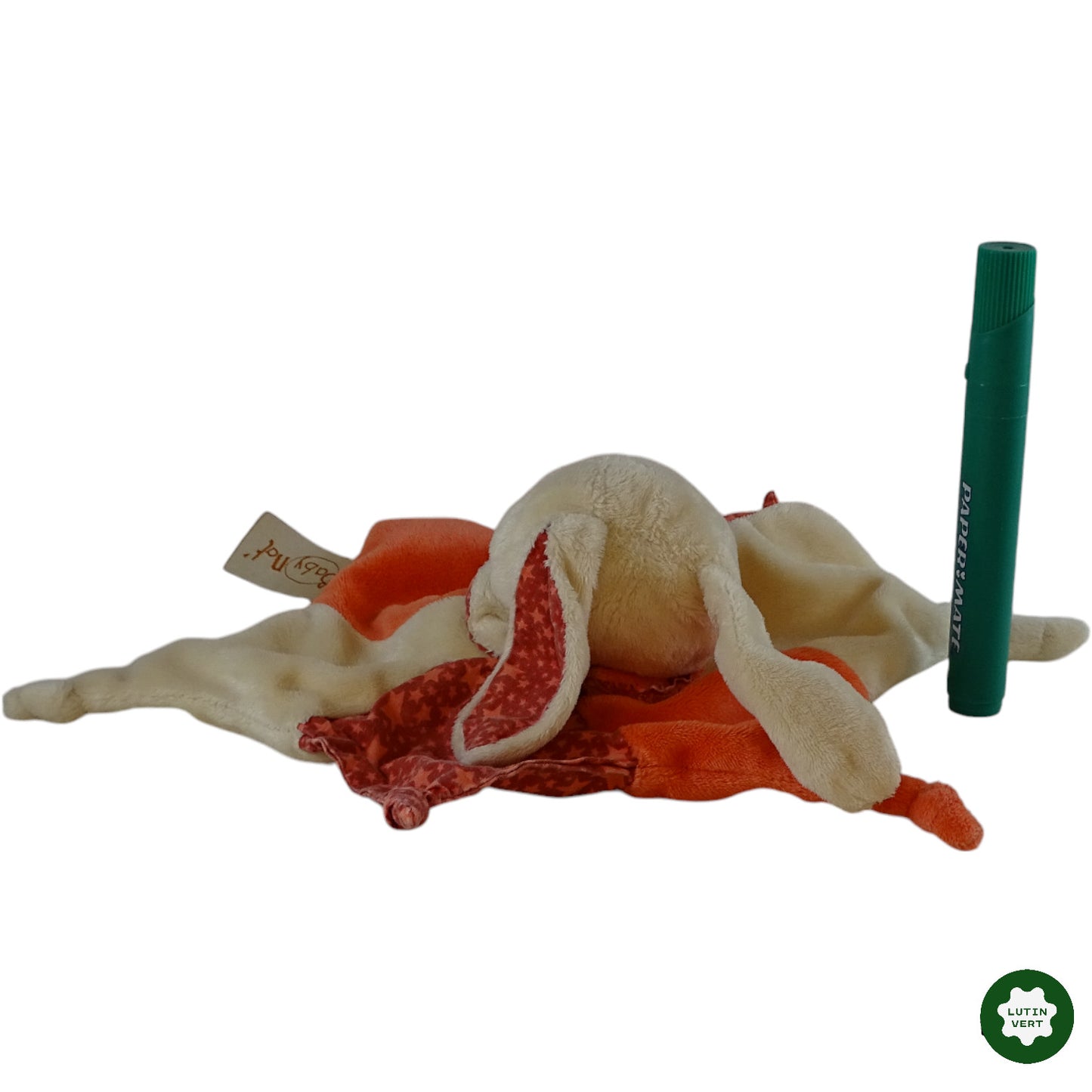 Doudou lapin d'occasion BABY NAT - Dès 3 mois | Ref 10043