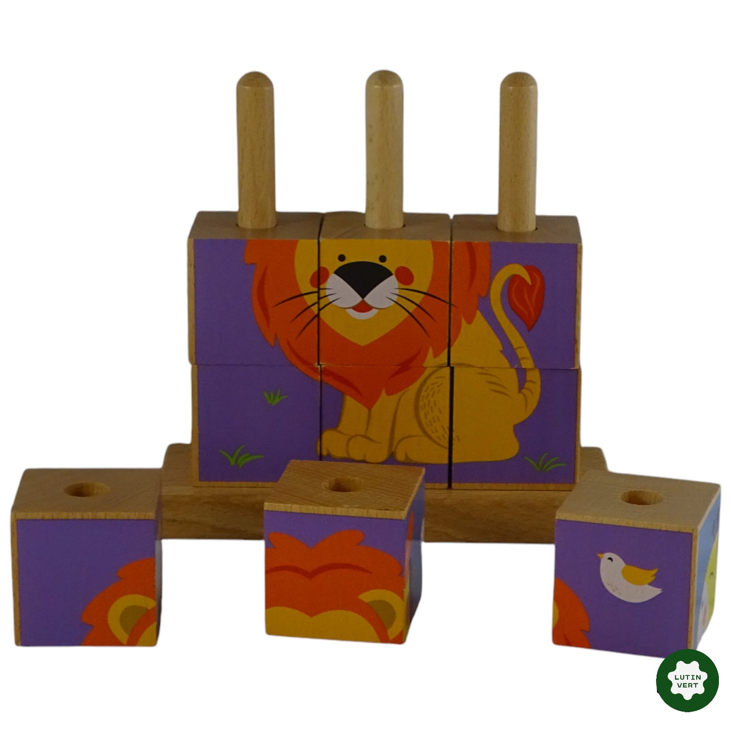 Puzzle animaux à encastrer Vega d'occasion VEGA - Dès 2 ans | Ref 9887