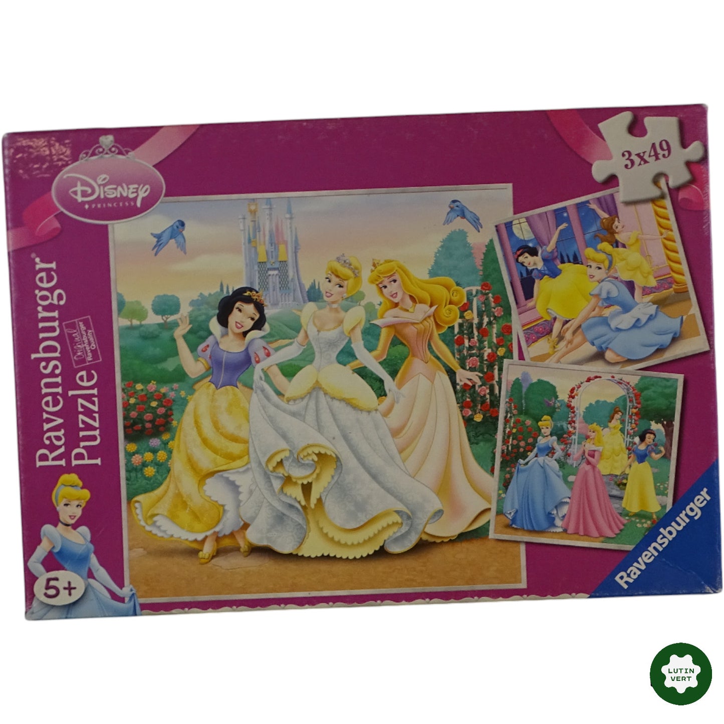 3 Puzzles Disney Princess 49 pcs d'occasion RAVENSBURGER - Dès 5 ans | Ref 9892