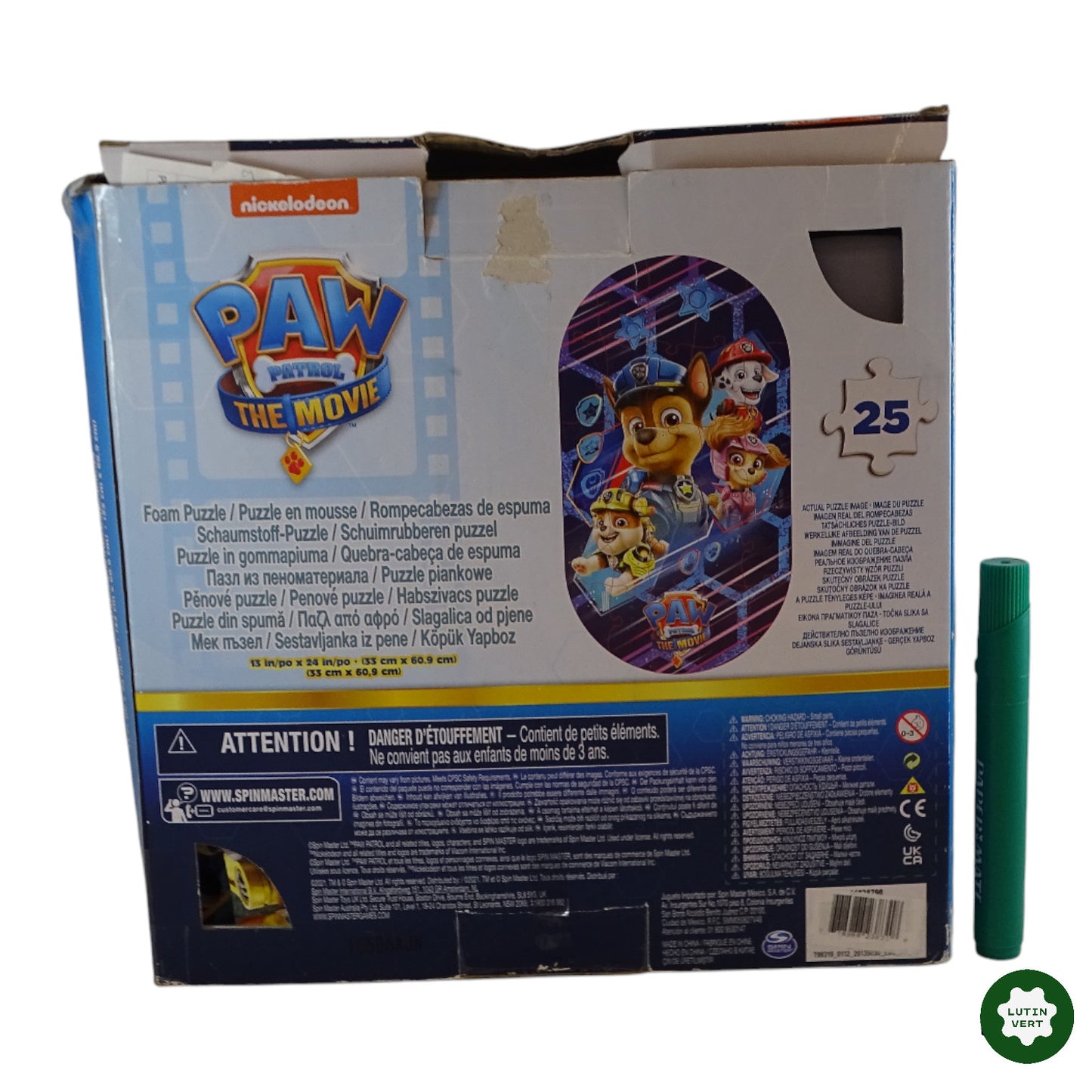 Puzzle en mousse Pat Patrouille 25 pcs d'occasion SPIN MASTER - Dès 3 ans | Ref 9914