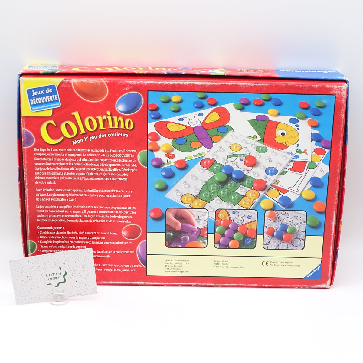 Colorino Mon Premier jeu des couleurs RAVENSBURGER - Dès 2 | Ref 16426