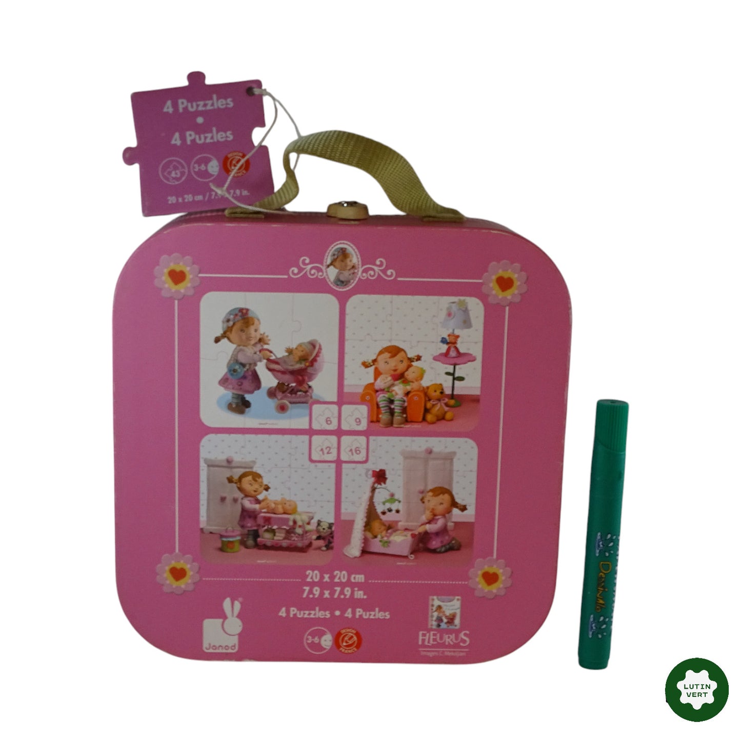 Boite 4 Puzzles Bébé 43 pcs d'occasion JANOD - Dès 3 ans | Ref 9919