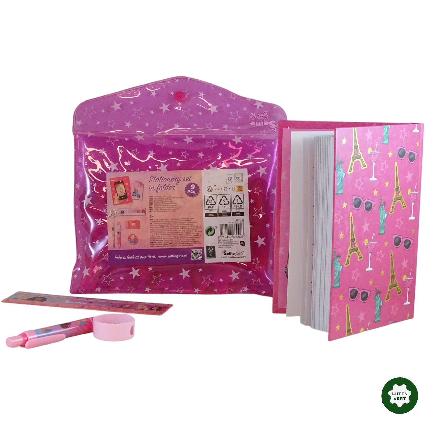 Set de Papeterie en pochette Jessie d'occasion SELFIEGIRLS - Dès 6 ans | Lutin Vert