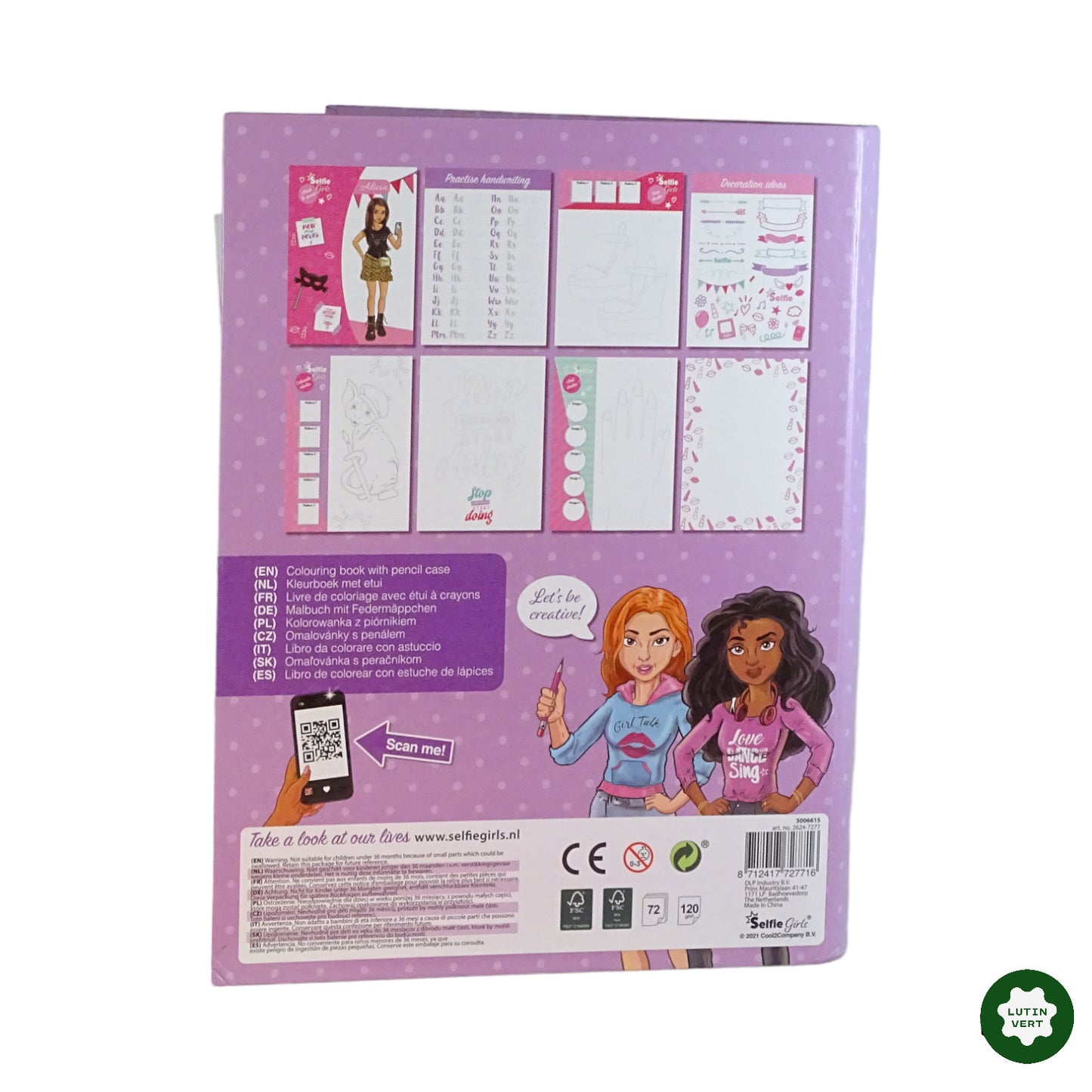 Selfie girls Designbook d'occasion SELFIEGIRLS - Dès 3 ans | Lutin Vert