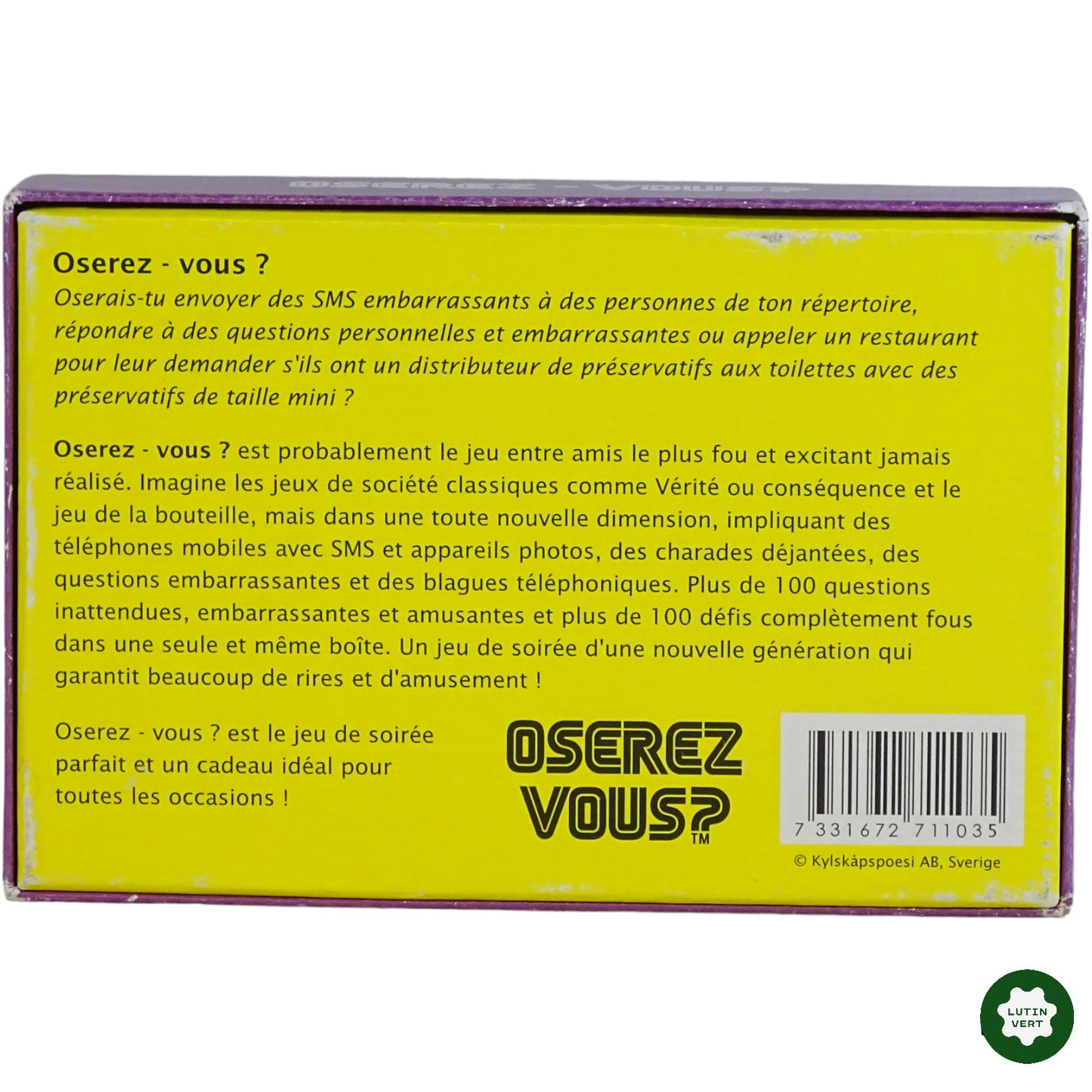 Oserez-vous ? d'occasion FRIGOPOÉSIE - Dès 12 ans | Lutin Vert