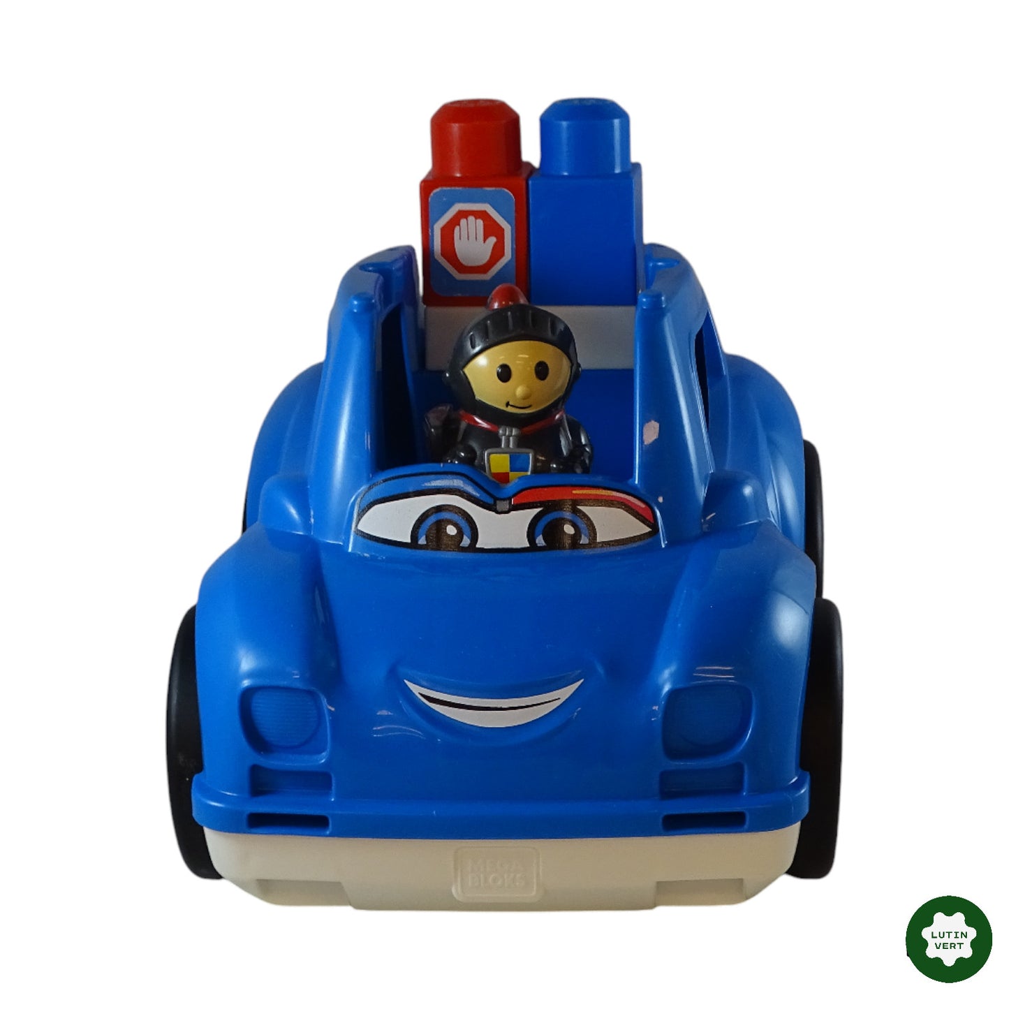 Voiture bleue et personnage d'occasion MEGA BLOCKS - Dès 3 ans | Ref 9759