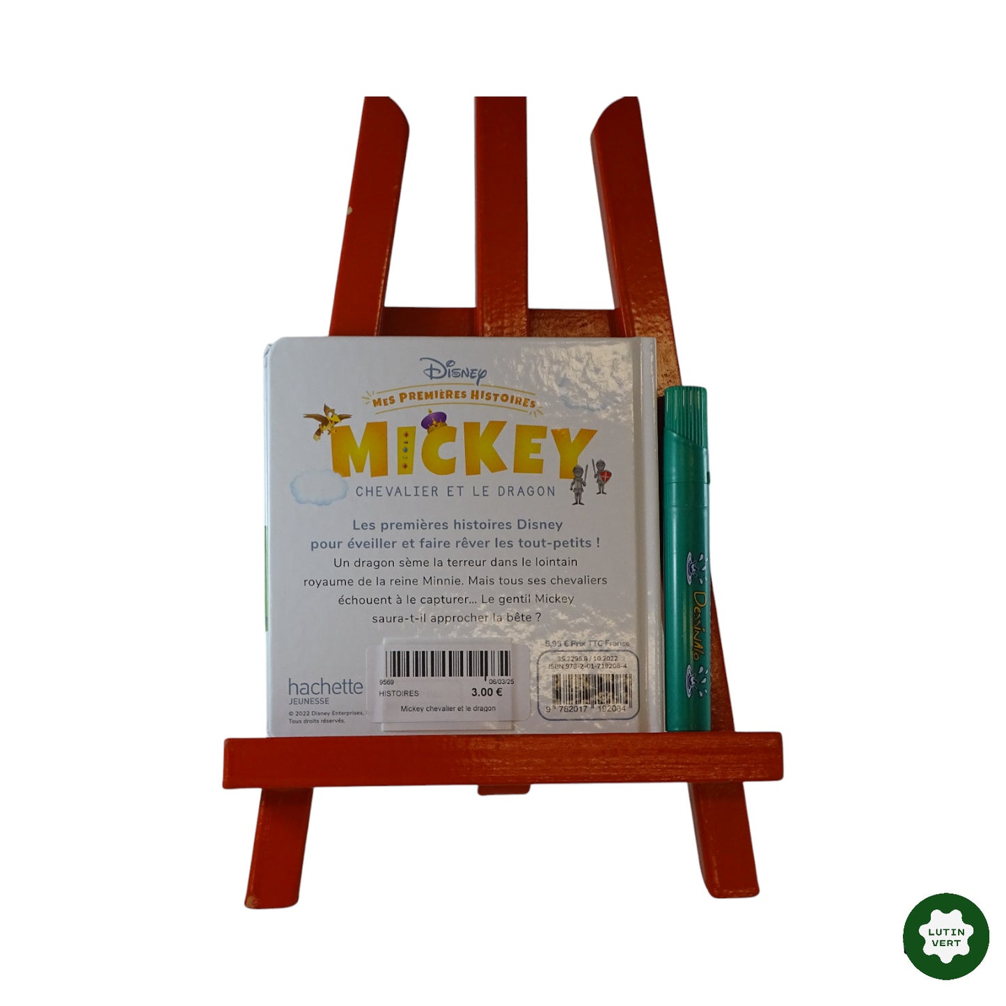 Mickey Chevalier et le Dragon d'occasion HACHETTE JEUNESSE - Dès 3 ans | Ref 9569