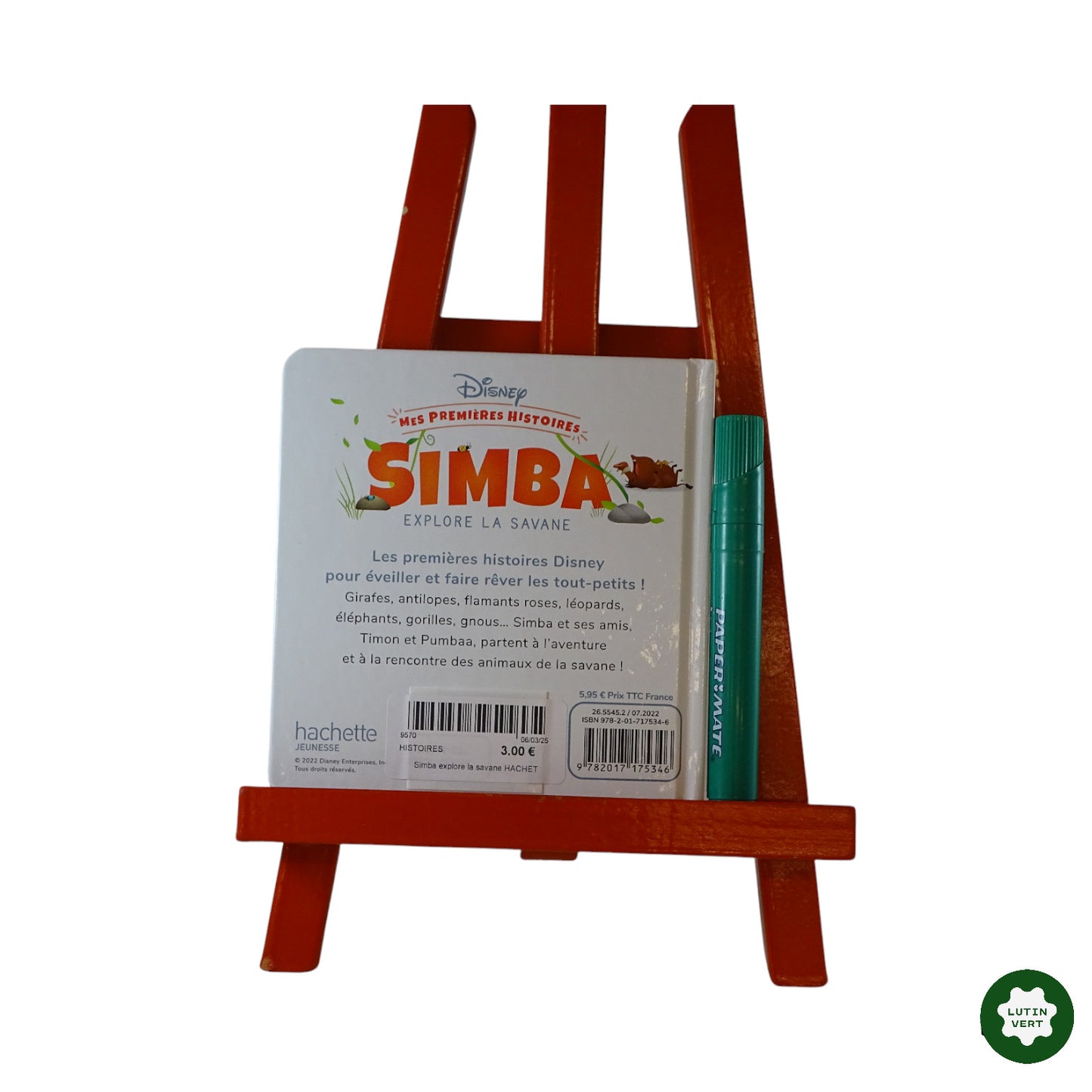 Simba Explore la Savane d'occasion HACHETTE JEUNESSE - Dès 3 ans | Ref 9570