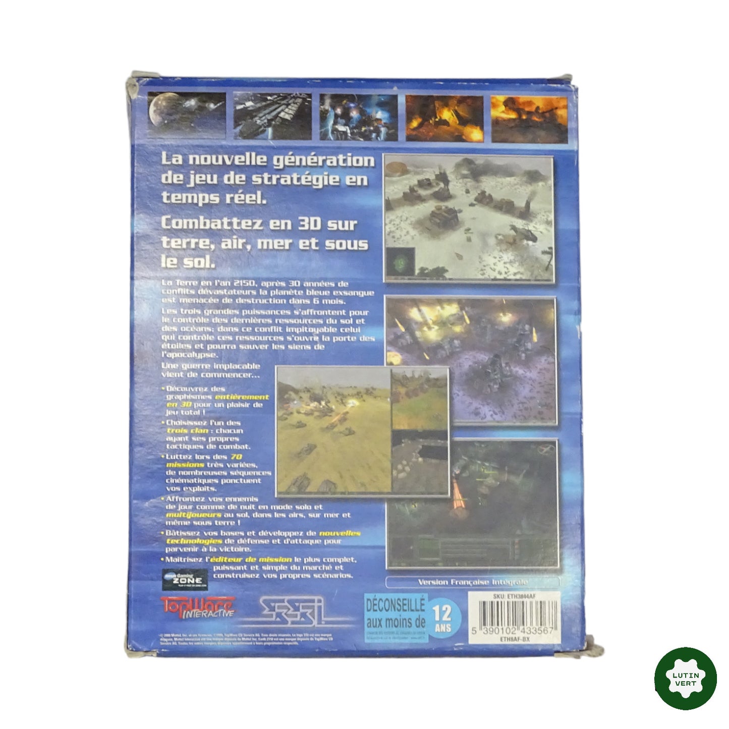 Earth 2150 d'occasion TOPWARE - Dès 12 ans | Lutin Vert