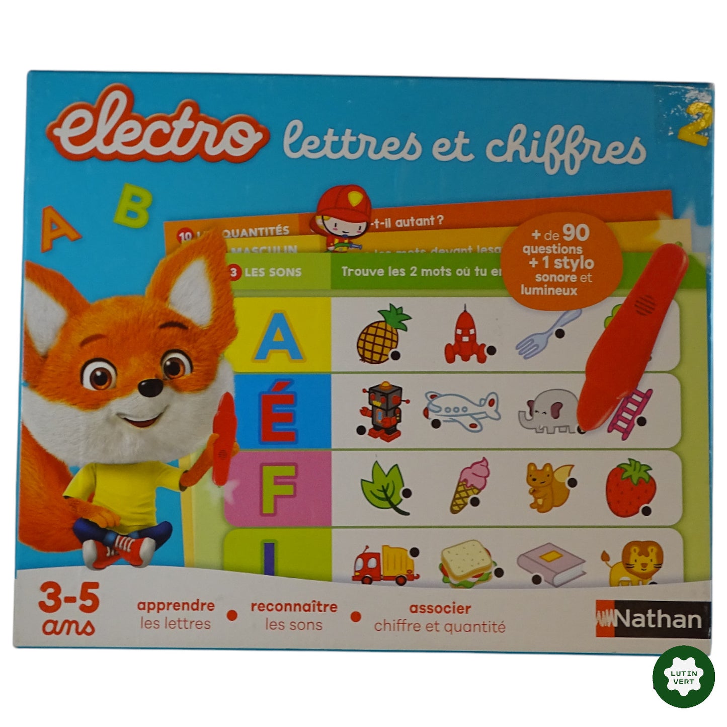 Electro lettres et chiffres d'occasion NATHAN - Dès 3 ans | Ref 9200