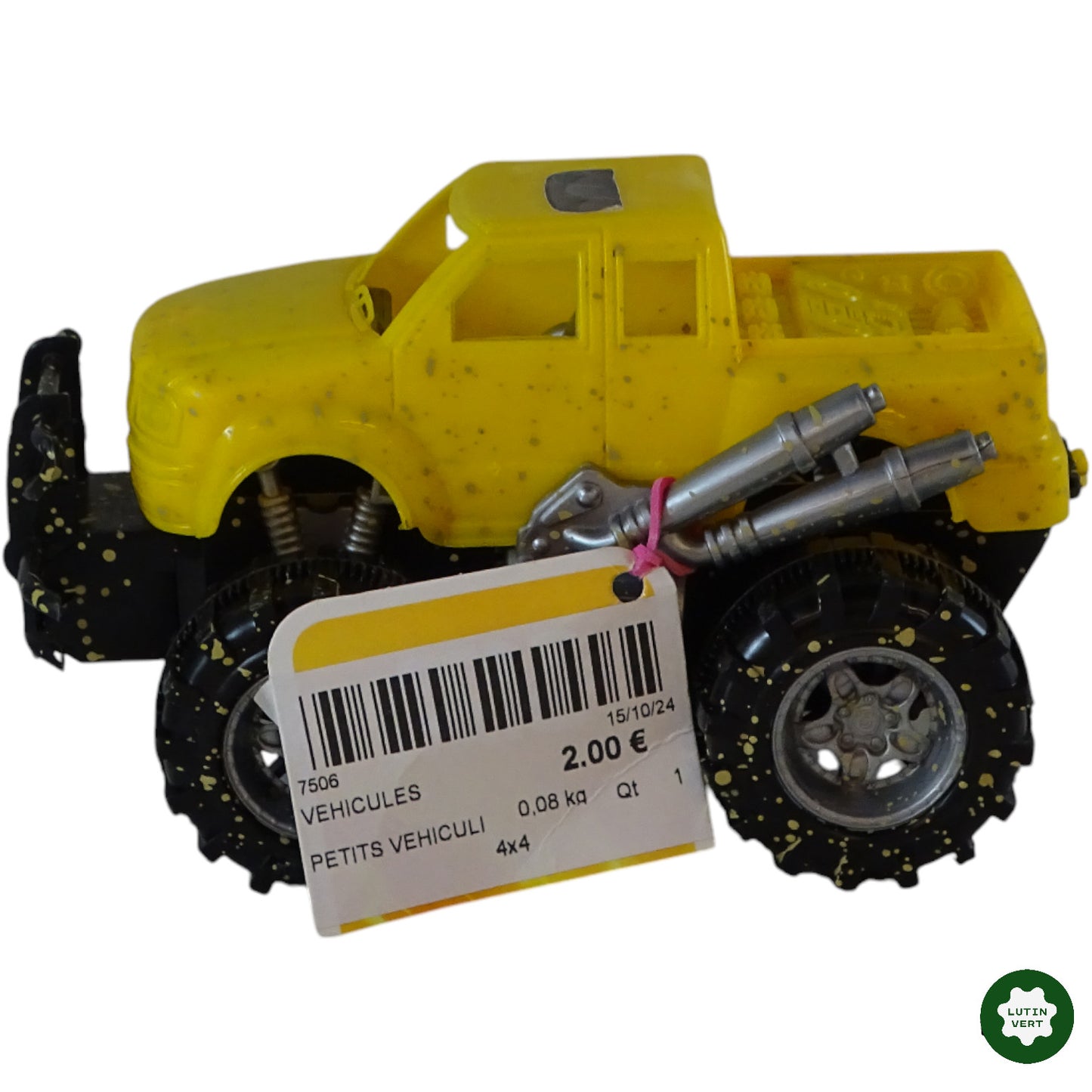 Petit véhicule 4x4 jaune d'occasion - Dès 1 an | Ref 7506