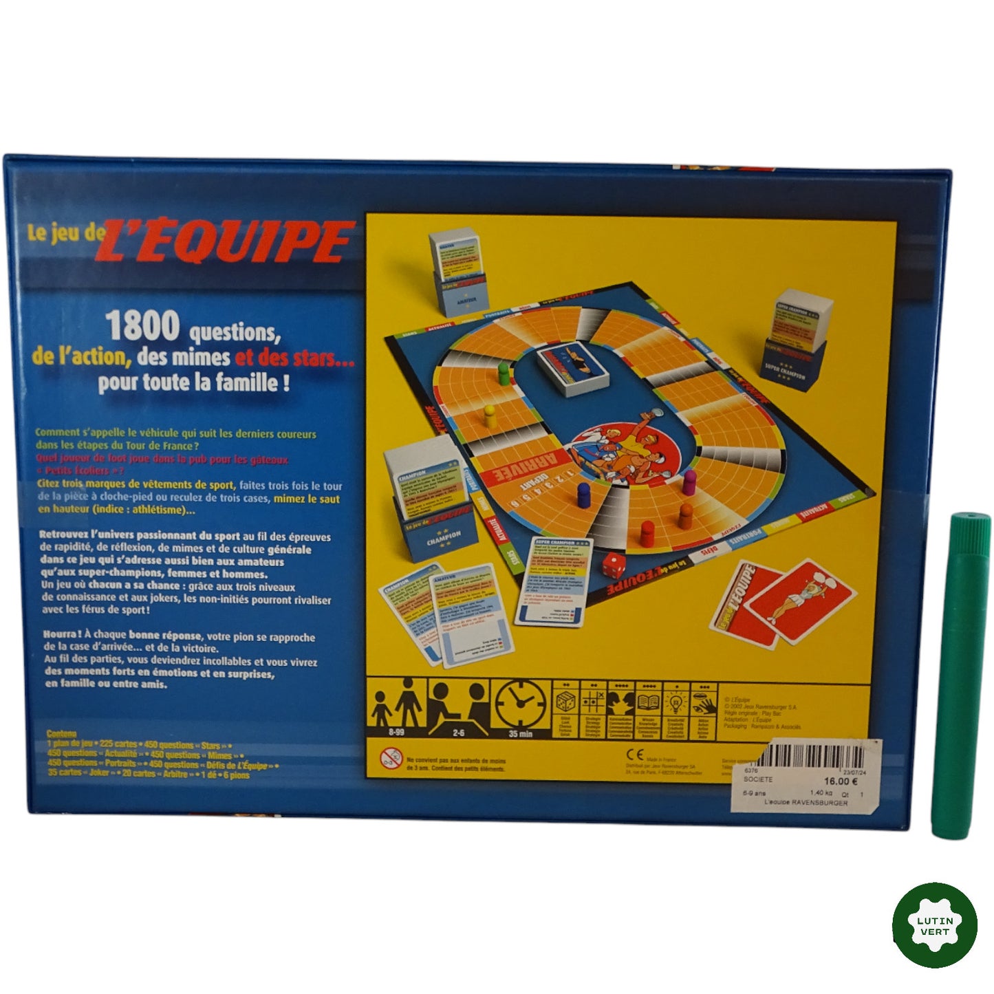 Le jeu de L’Equipe d'occasion RAVENSBURGER - Dès 8 ans | Ref 6376