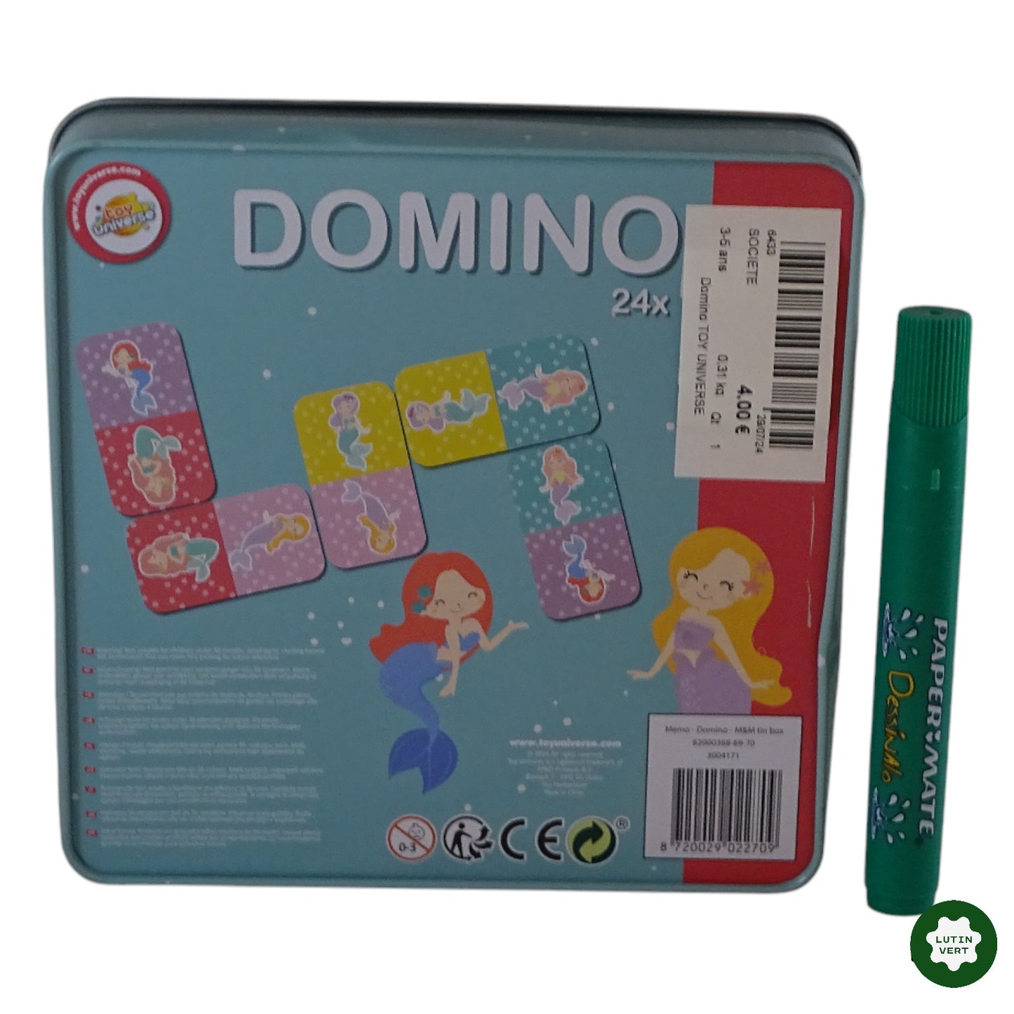 Domino sirènes d'occasion TOY UNIVERSE - Dès 3 ans | Ref 6433