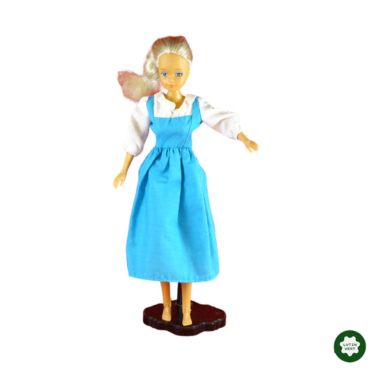 Poupée barbie blonde dans sa robe bleu d'occasion MATTEL - Dès 3 ans | Lutin Vert