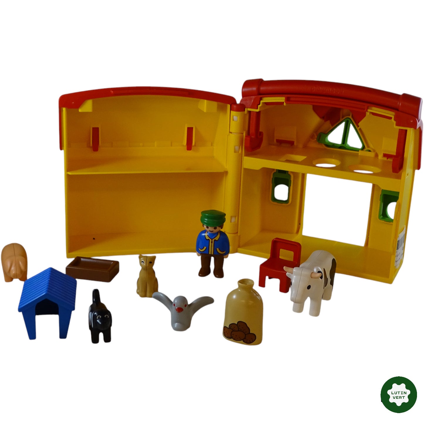 Ferme transportable d'occasion PLAYMOBIL 123 - Dès 1 an | Ref 9790