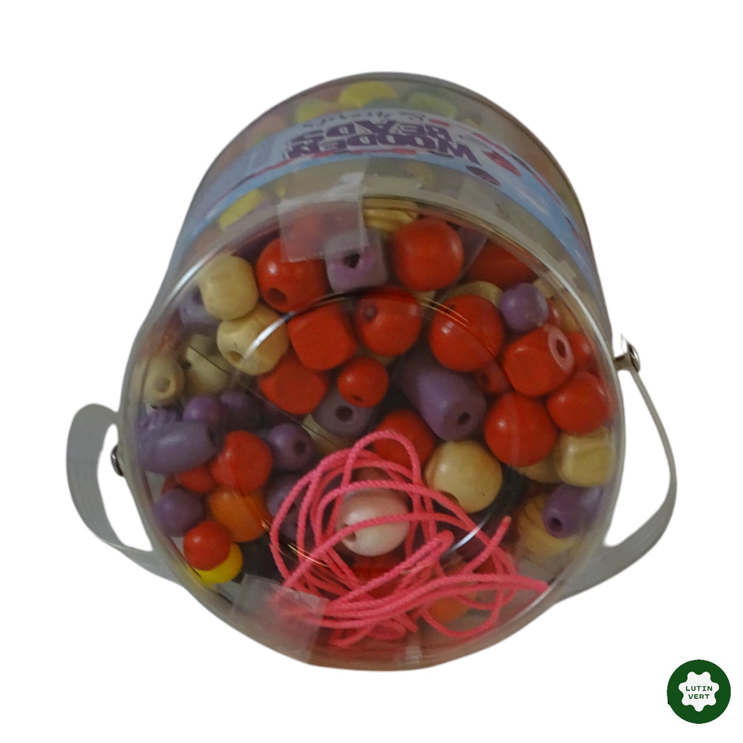 Perles en bois multicolor à enfiler d'occasion GRAFIX - Dès 3 ans | Ref 5910