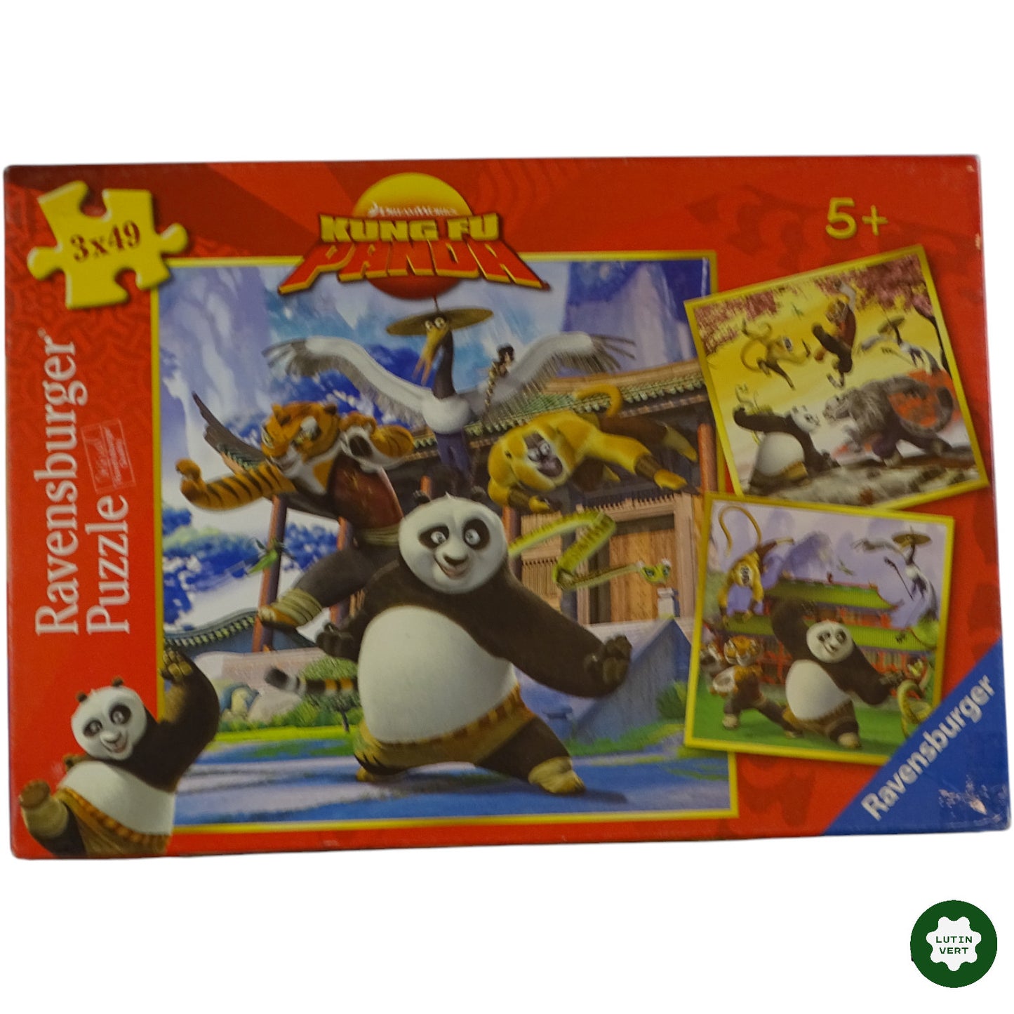 3 puzzles « Kung Fu Panda ». 49 pièces. d'occasion RAVENSBURGER - Dès 5 ans | Ref 9974