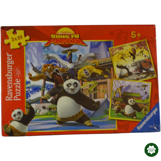 3 puzzles « Kung Fu Panda ». 49 pièces. d'occasion RAVENSBURGER - Dès 5 ans | Ref 9974