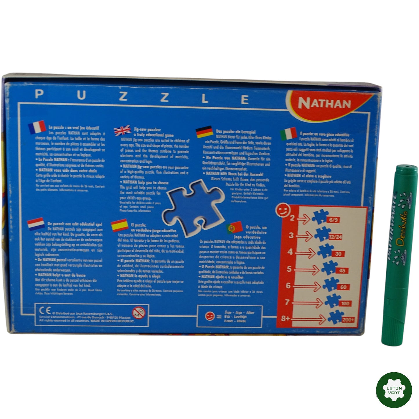 Puzzle « Winnie l’Ourson ». 30 pièces. d'occasion NATHAN - Dès 4 ans | Ref 9977