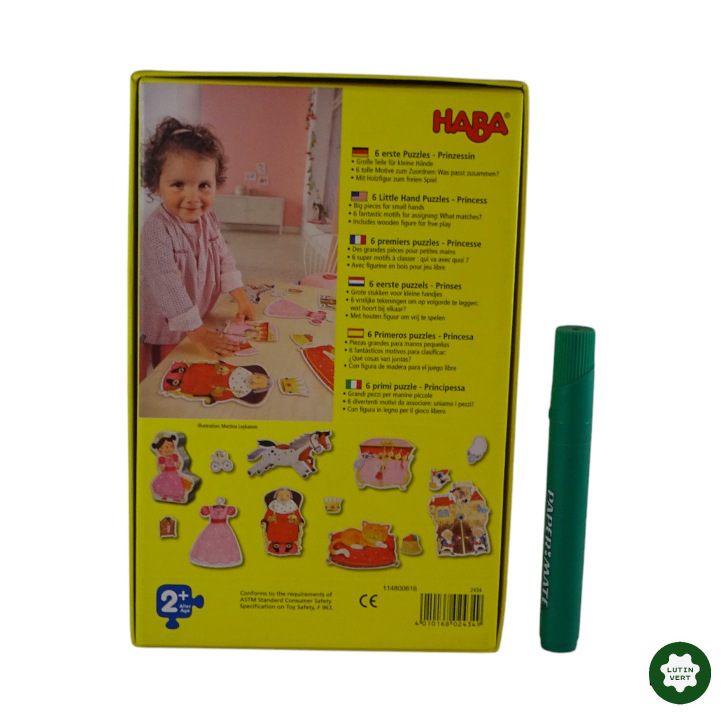 6 premiers puzzles – Princesse d'occasion HABA - Dès 2 ans | Ref 9982