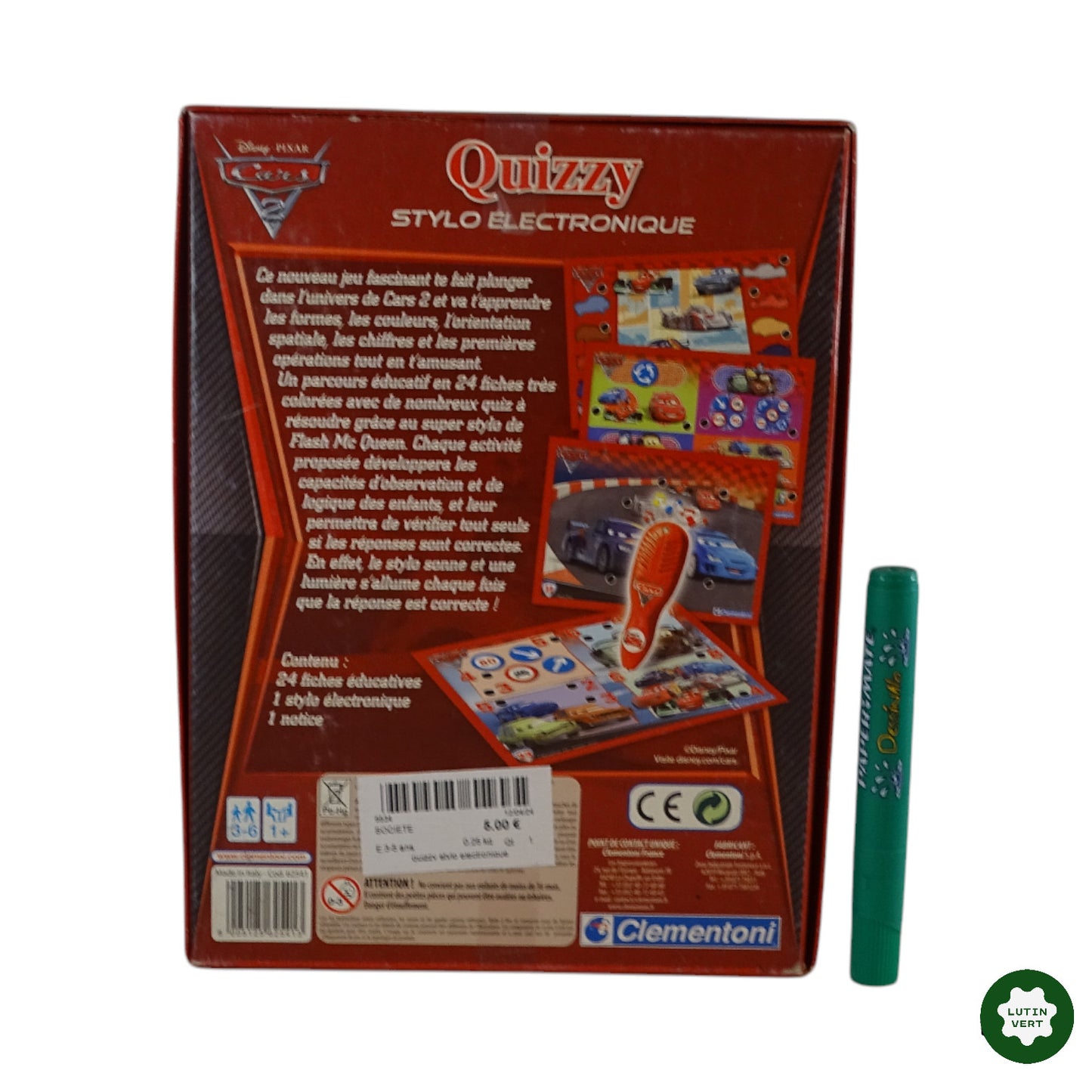 Quizzy Cars 2 d'occasion CLEMENTONI - Dès 3 ans | Ref 5534