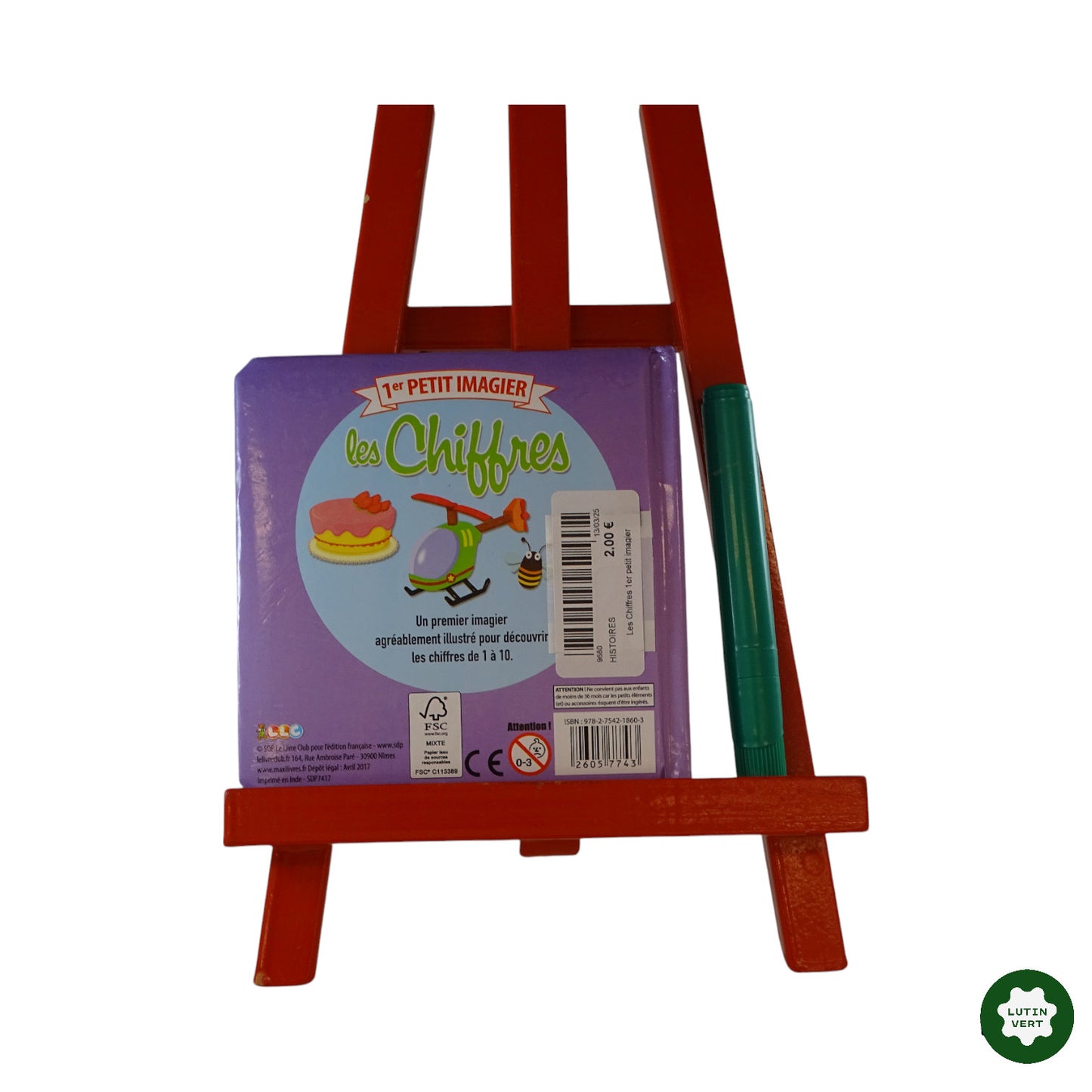 « Les chiffres » 1er petit imagier d'occasion LLC - Dès 3 ans | Ref 9680