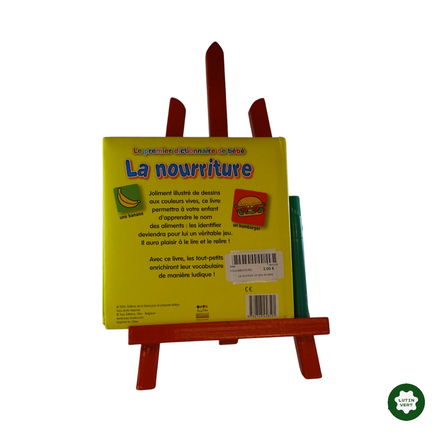 Dictionnaire de bébé « La nourriture » d'occasion EDITIONS DE LA SEINE - Dès 3 ans | Ref 9566