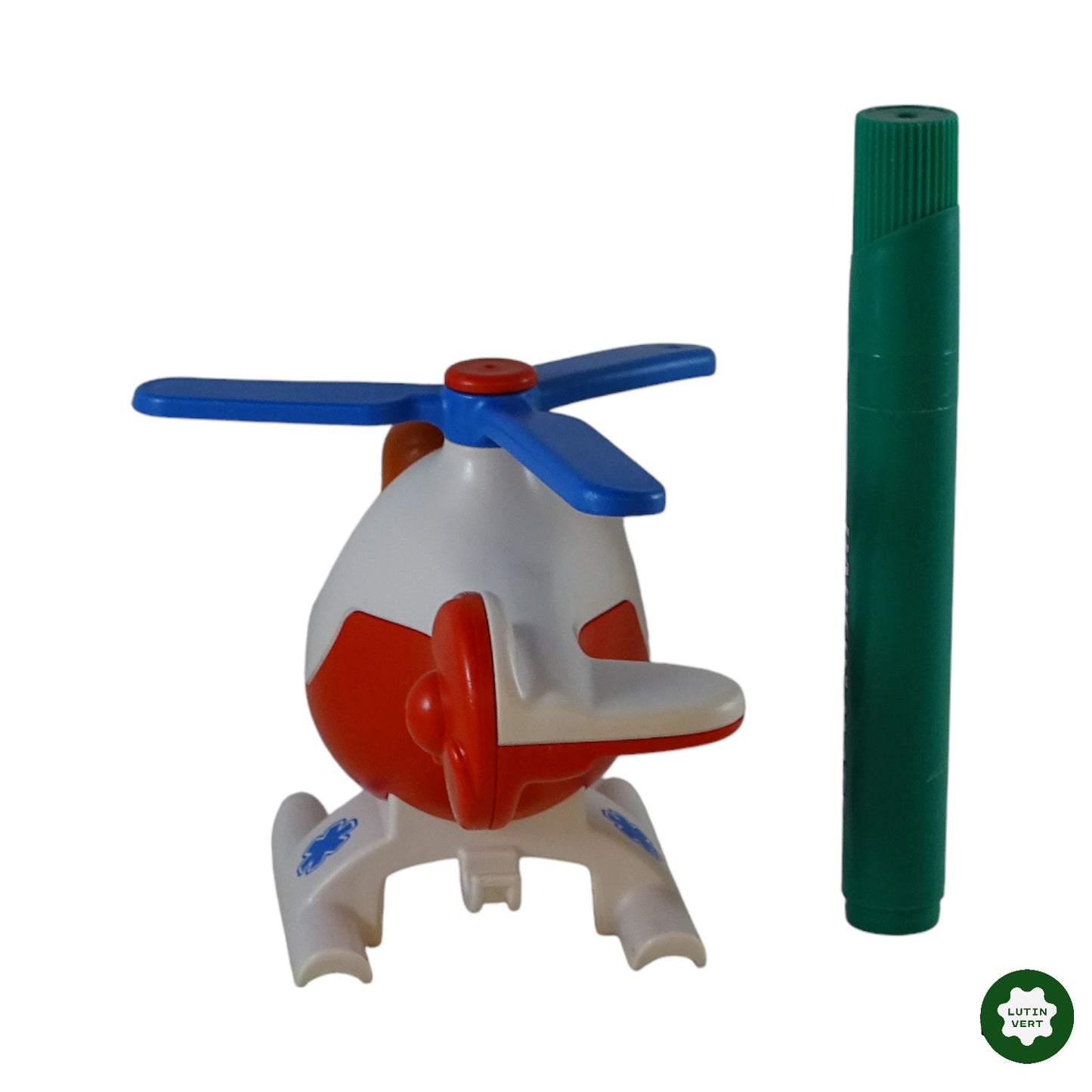 Hélico et petite fille rose d'occasion PLAYMOBIL 123 - Dès 18 mois | Ref 9763