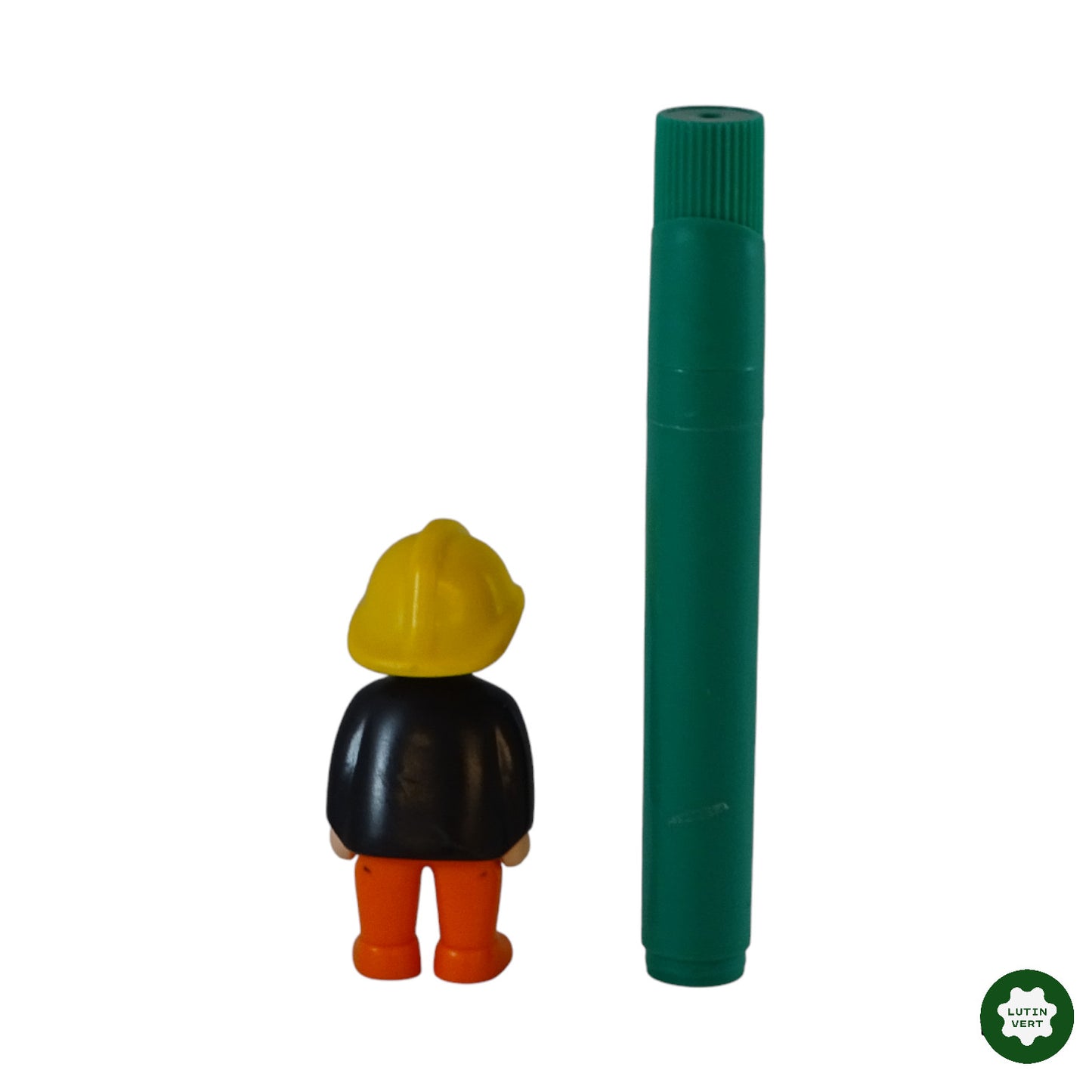 Pompier casque jaune d'occasion PLAYMOBIL 123 - Dès 18 mois | Ref 9756