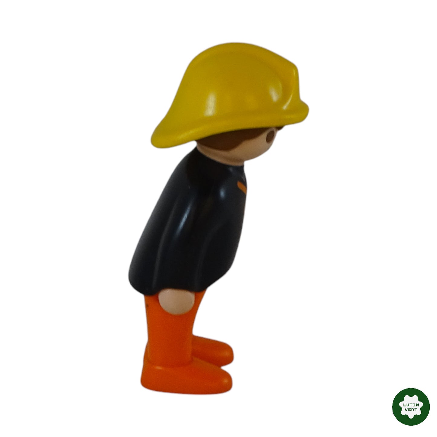 Pompier casque jaune d'occasion PLAYMOBIL 123 - Dès 18 mois | Ref 9756