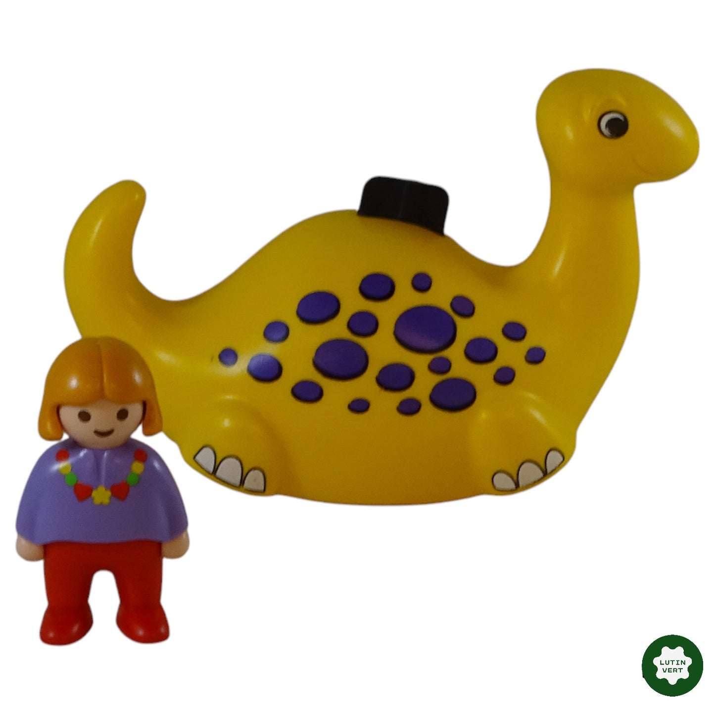Dinosaure et petite fille d'occasion PLAYMOBIL 123 - Dès 18 mois | Ref 7492