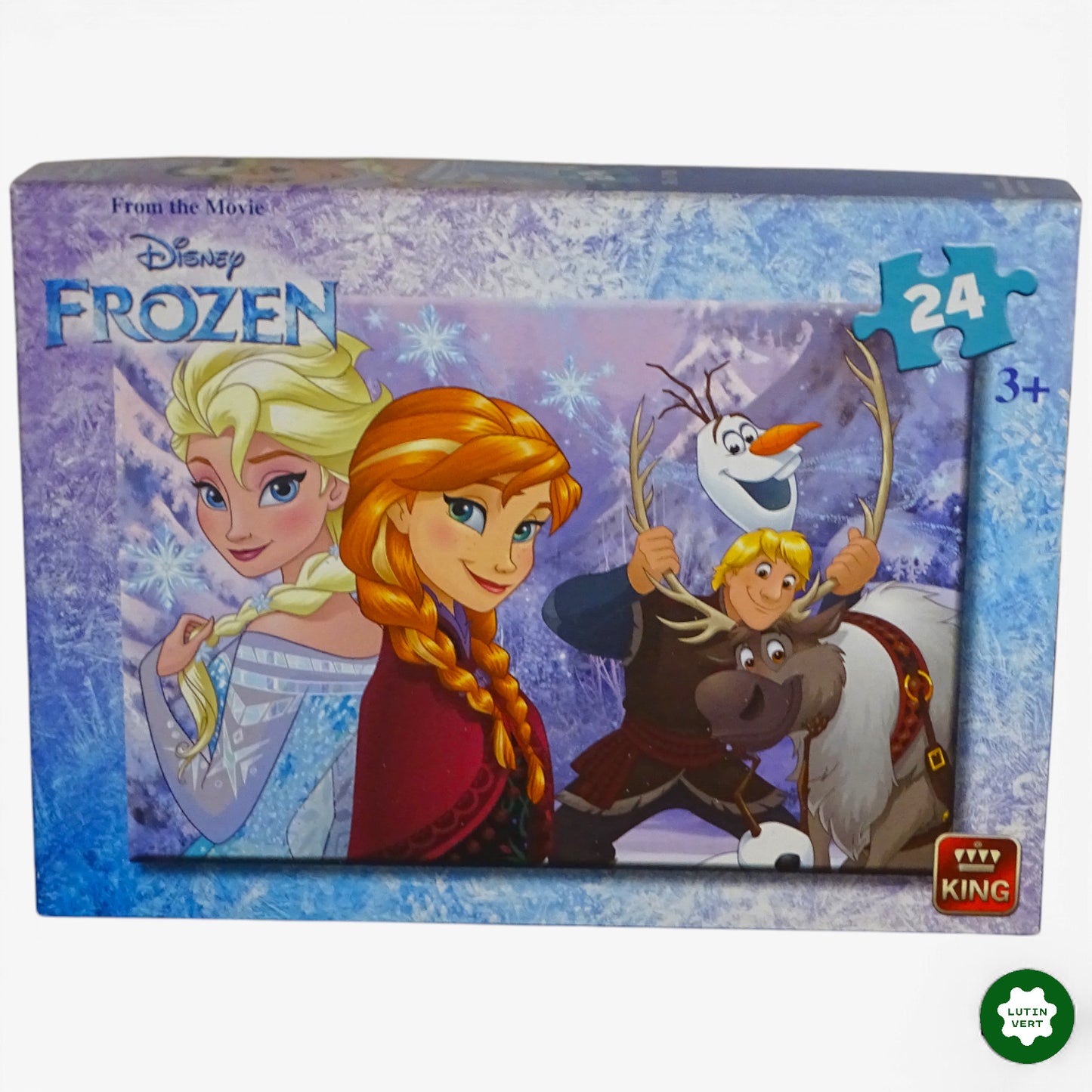 Puzzle Frozen 24 pcs d'occasion KING - Dès 3 ans | Ref 10020