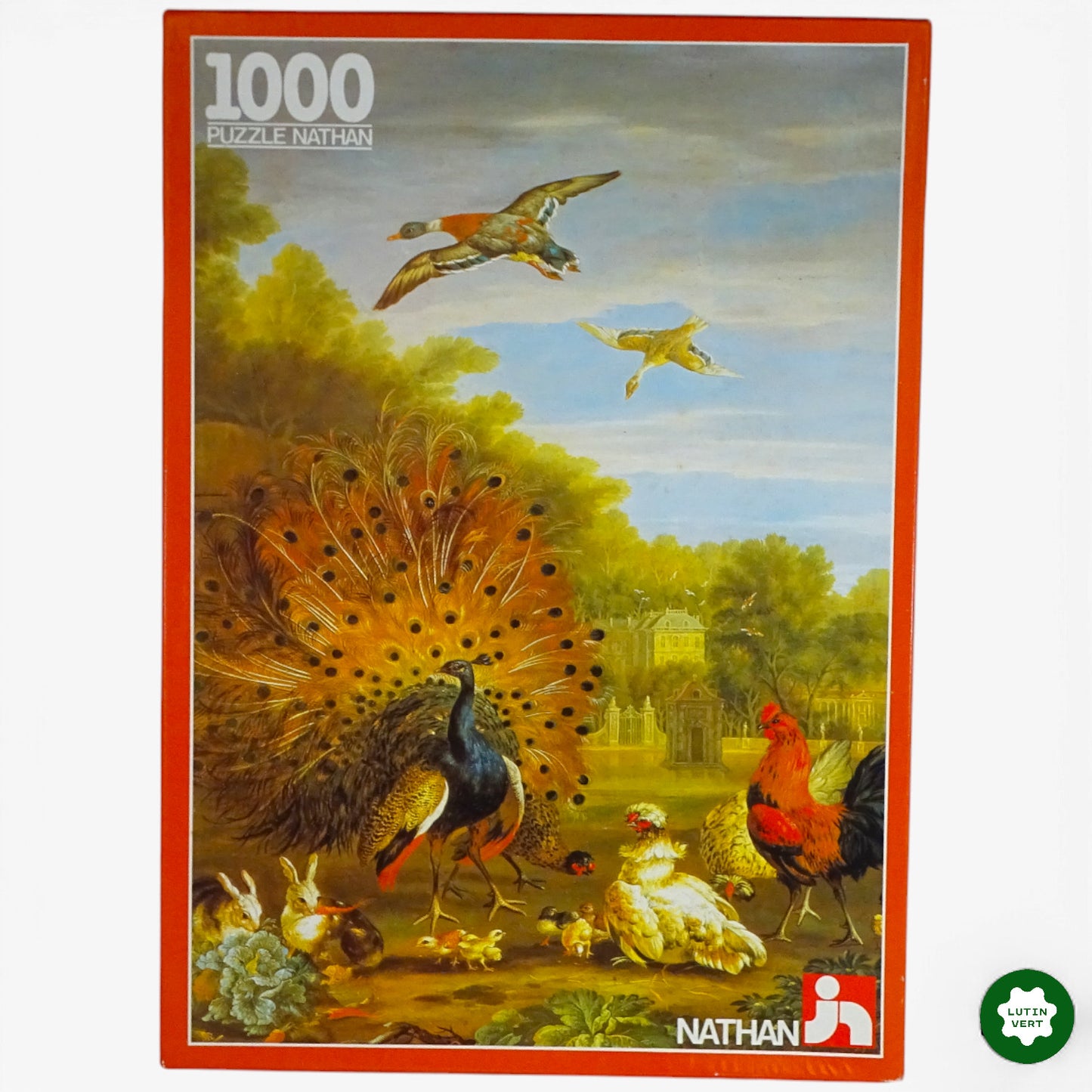 Puzzle 1000 pcs La Parade du Paon d'occasion NATHAN - Dès 10 ans | Ref 10018