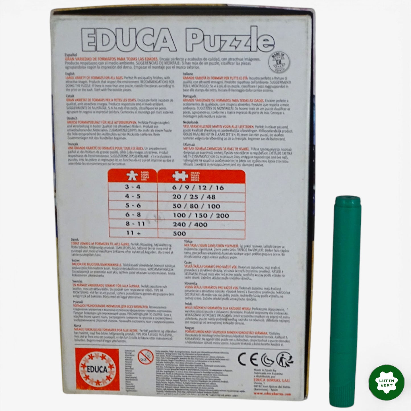 2 Puzzles Reine des Neiges 50 pcs d'occasion EDUCA - Dès 5 ans | Ref 10036