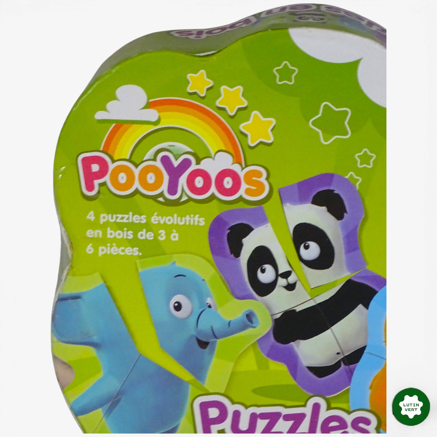 4 puzzles bois PooYoos d'occasion ADDENDO - Dès 2 ans | Ref 10019