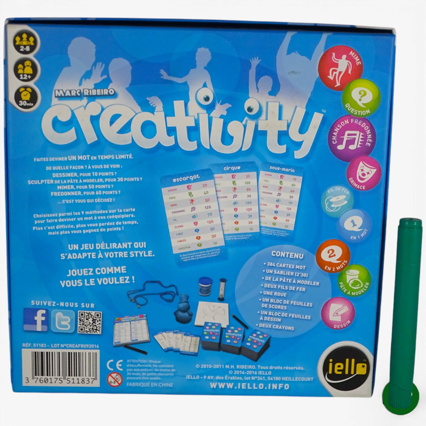 Jeu de société Créativité d'occasion IELLO - Dès 10 ans | Ref 10123