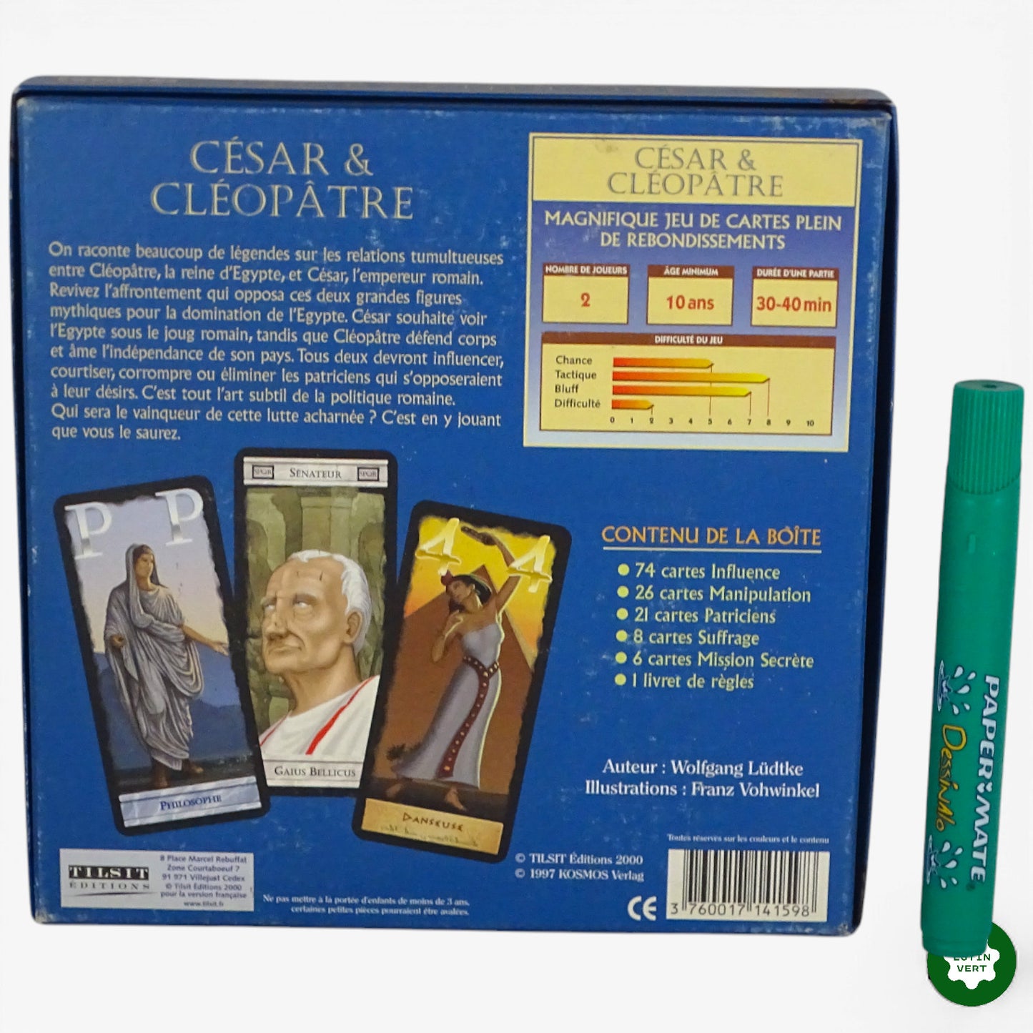 Jeu César et Cléopâtre d'occasion TILSIT - Dès 10 ans | Ref 10124
