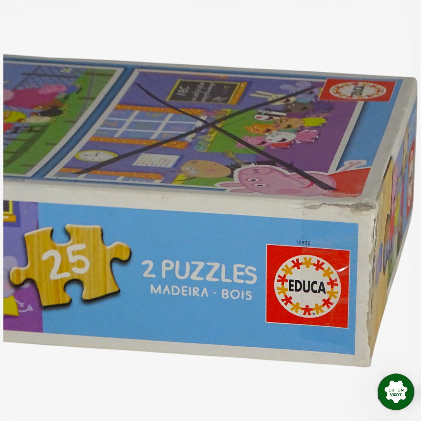 Puzzle en bois Peppa Pig.
25 pces. d'occasion EDUCA - Dès 4 ans | Ref 10125