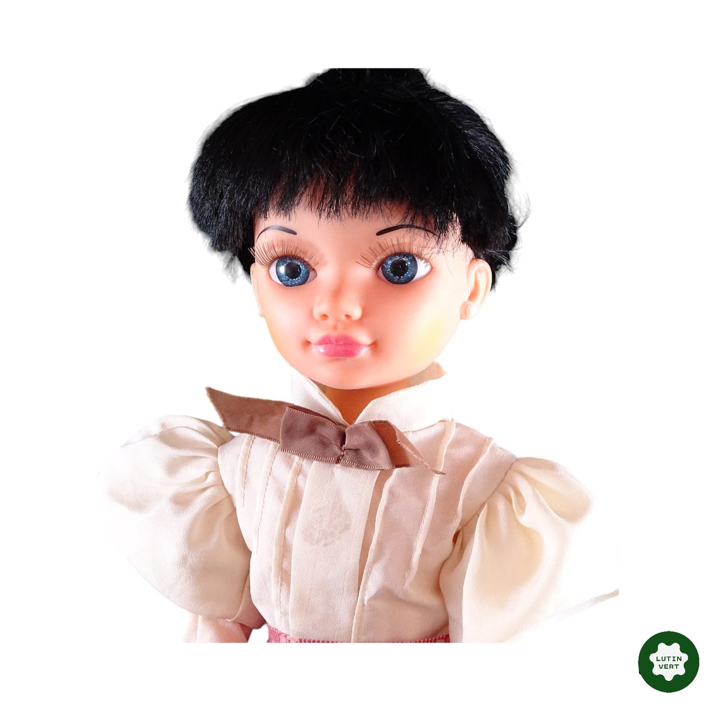 Poupée brune aux yeux bleus d'occasion FAMOSA - Dès 6 ans | Lutin Vert