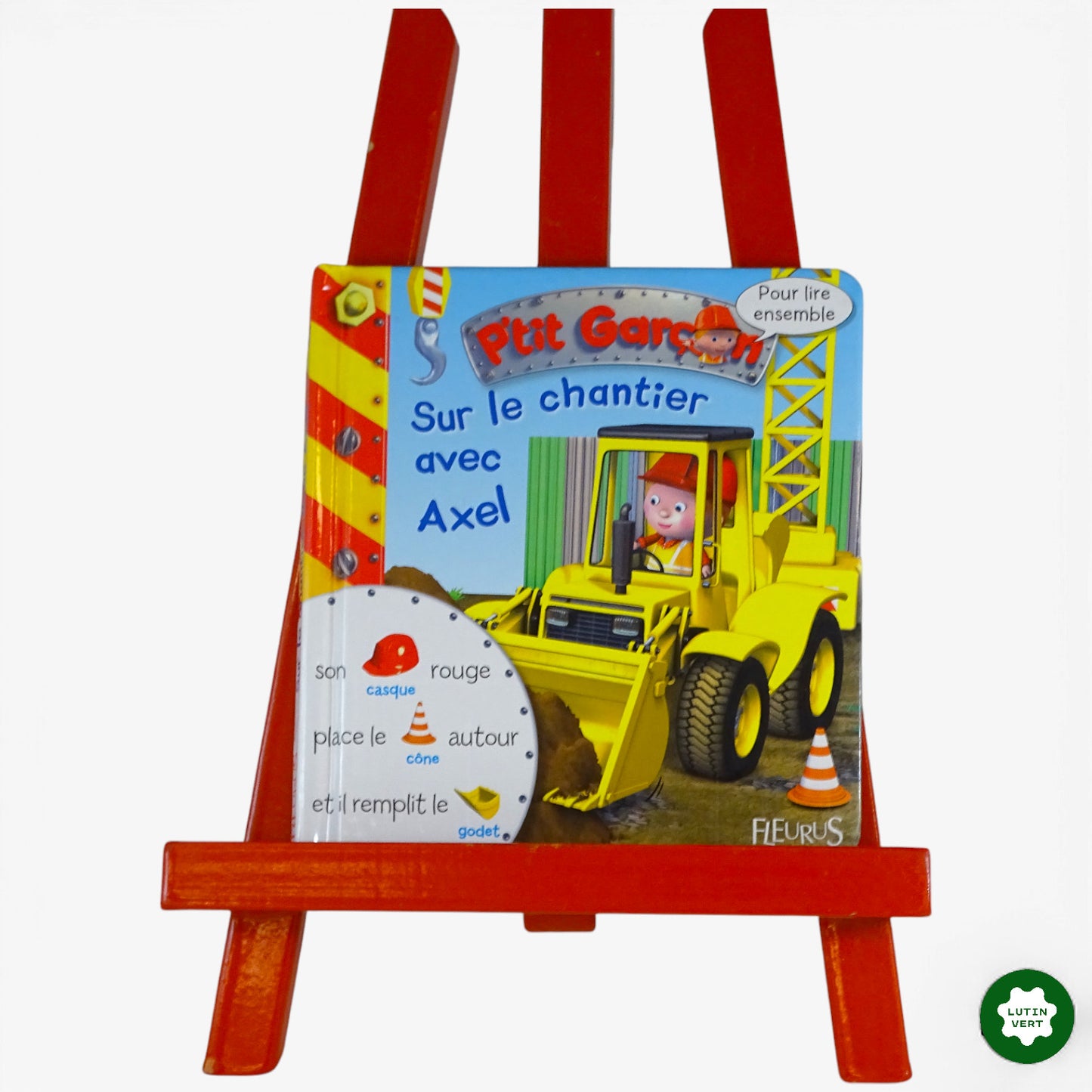 Livre Sur le chantier avec Axel d'occasion FLEURUS - Dès 3 ans | Ref 10121