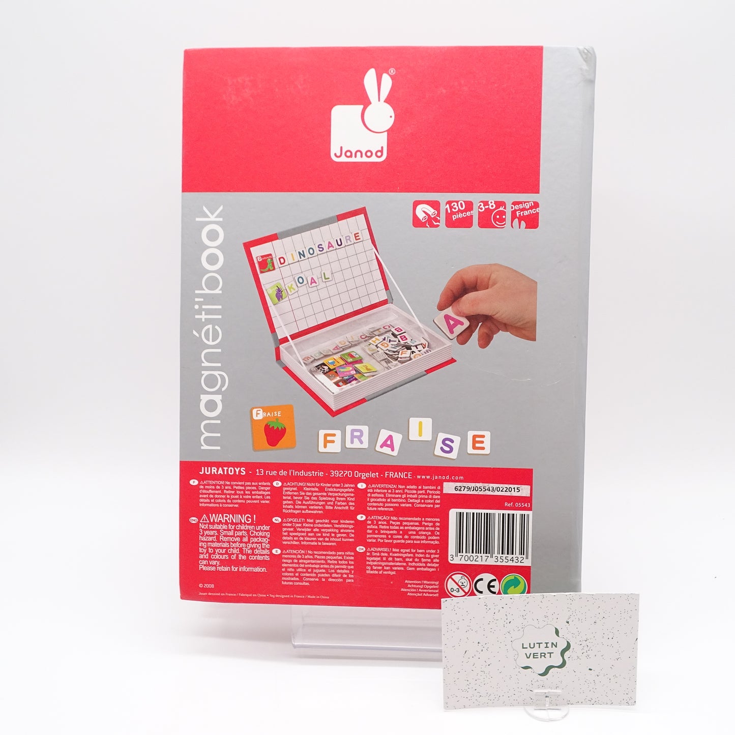 Mon cahier magnétique alphabet d'occasion JANOD - Dès 3 ans | Ref 14175