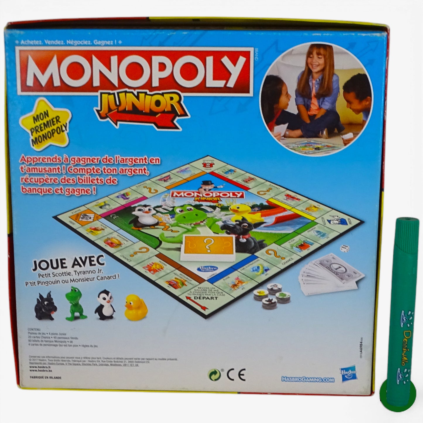 Monopoly Junior d'occasion HASBRO - Dès 5 ans | Ref 10133