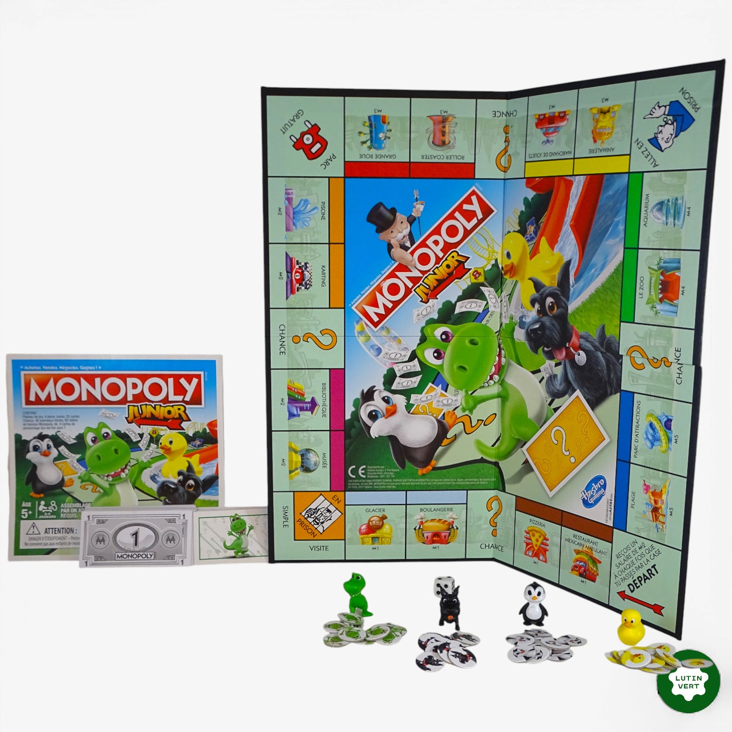 Monopoly Junior d'occasion HASBRO - Dès 5 ans | Ref 10133