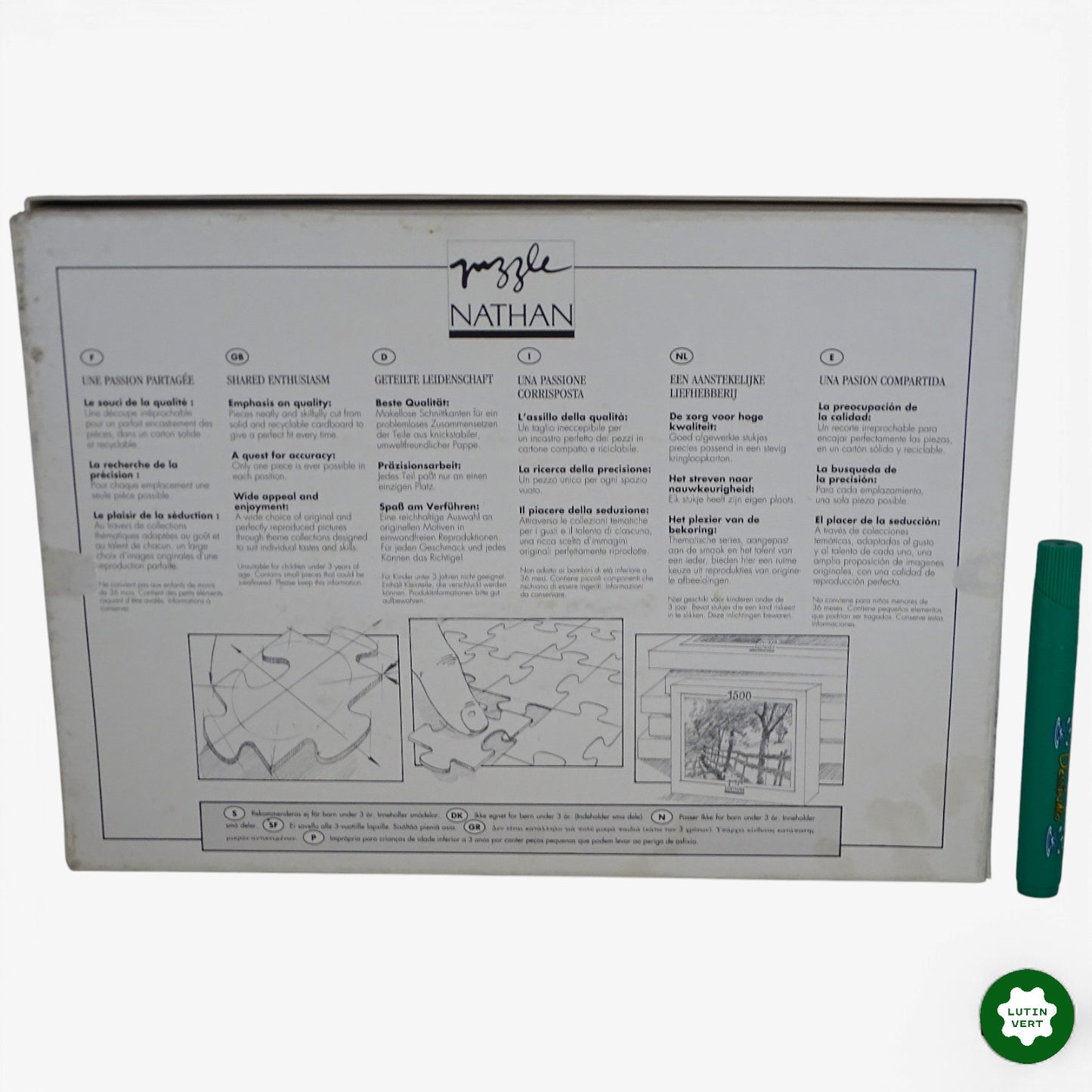 Puzzle paysage Norvégien 1000 pcs d'occasion NATHAN - Dès 10 ans | Ref 10135